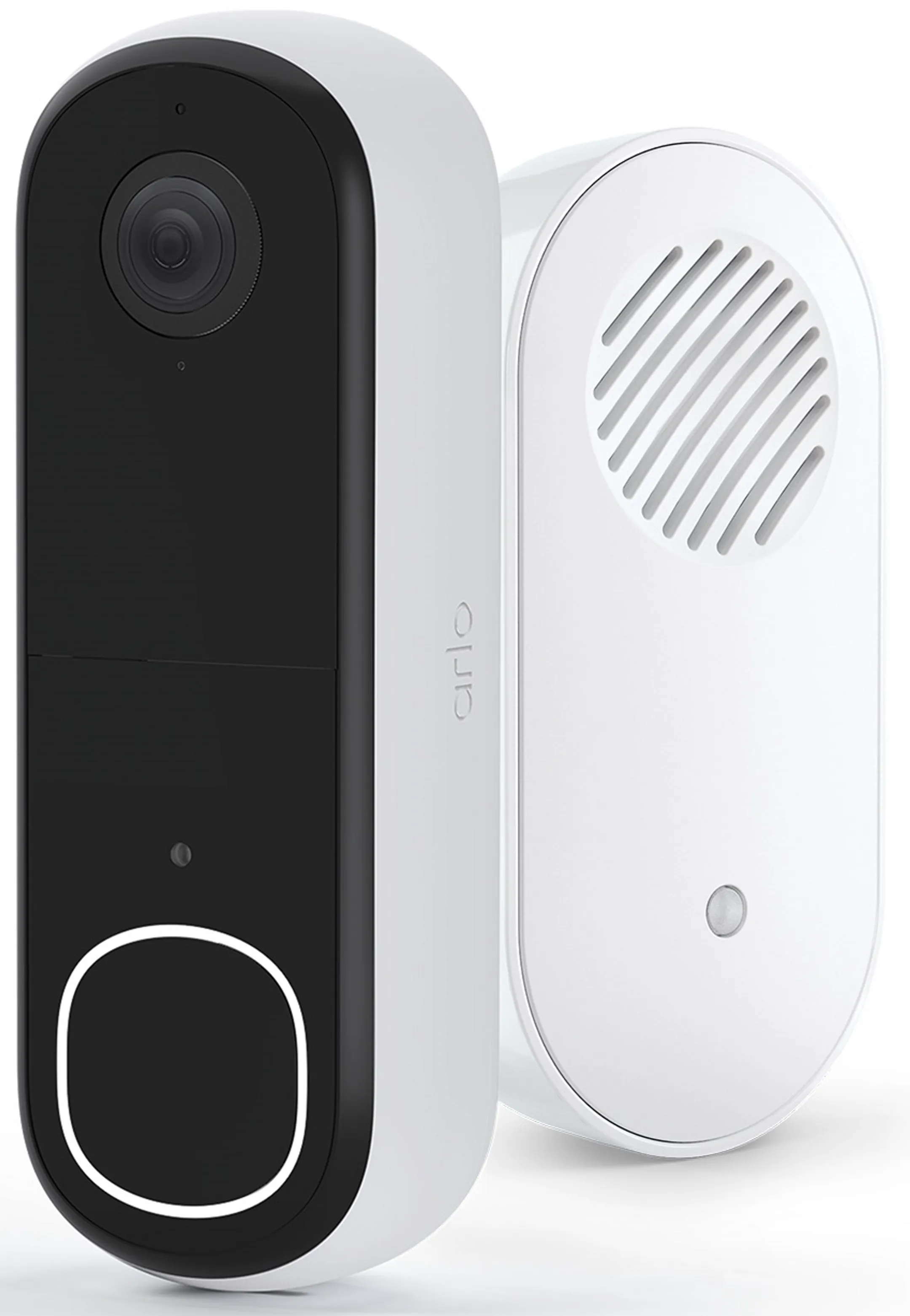 Verbundene Türklingel 2K & Gong - Weiß