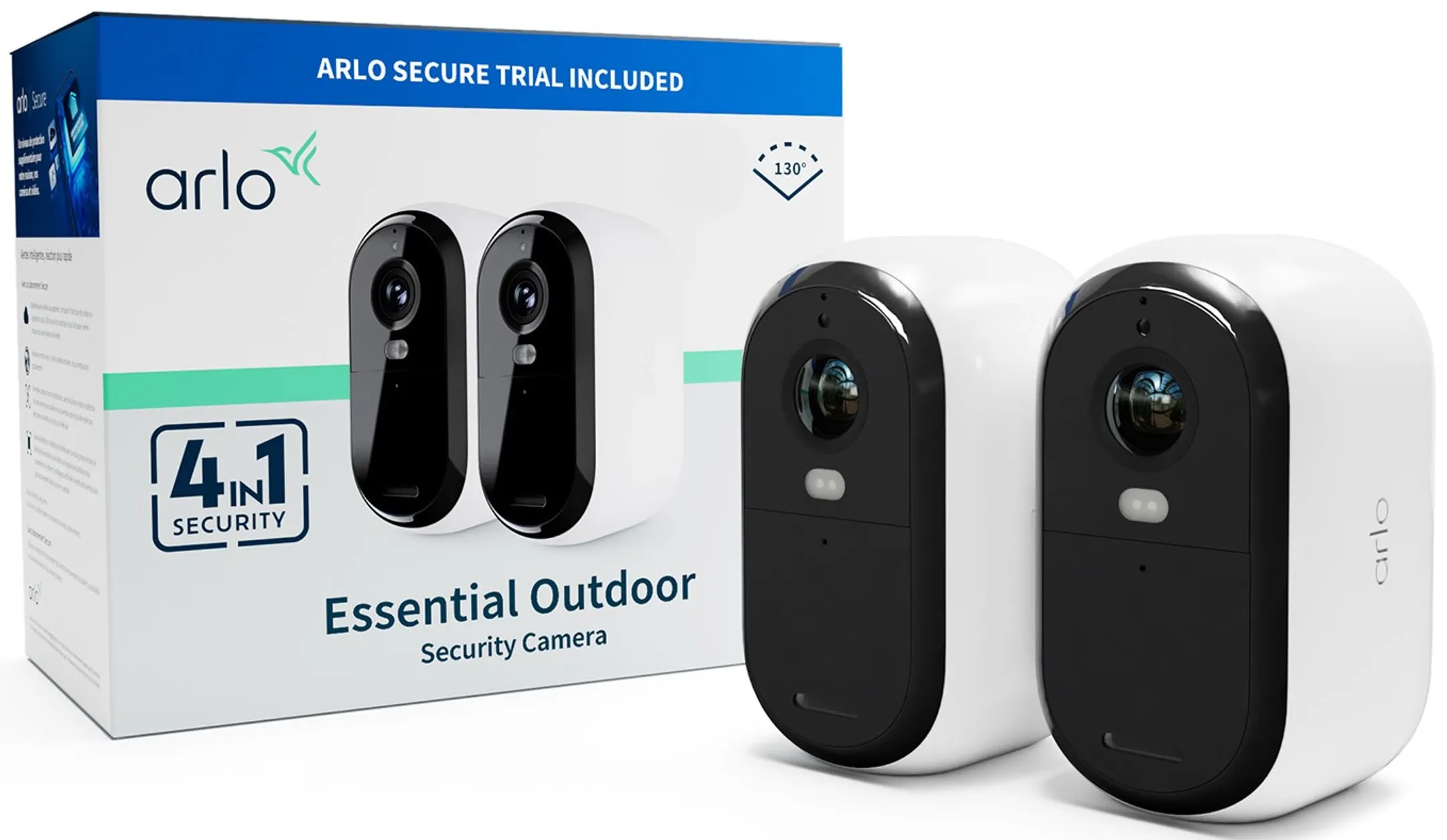 ARLO Security camera Essential 2 FHD - 2 Pieces - White image