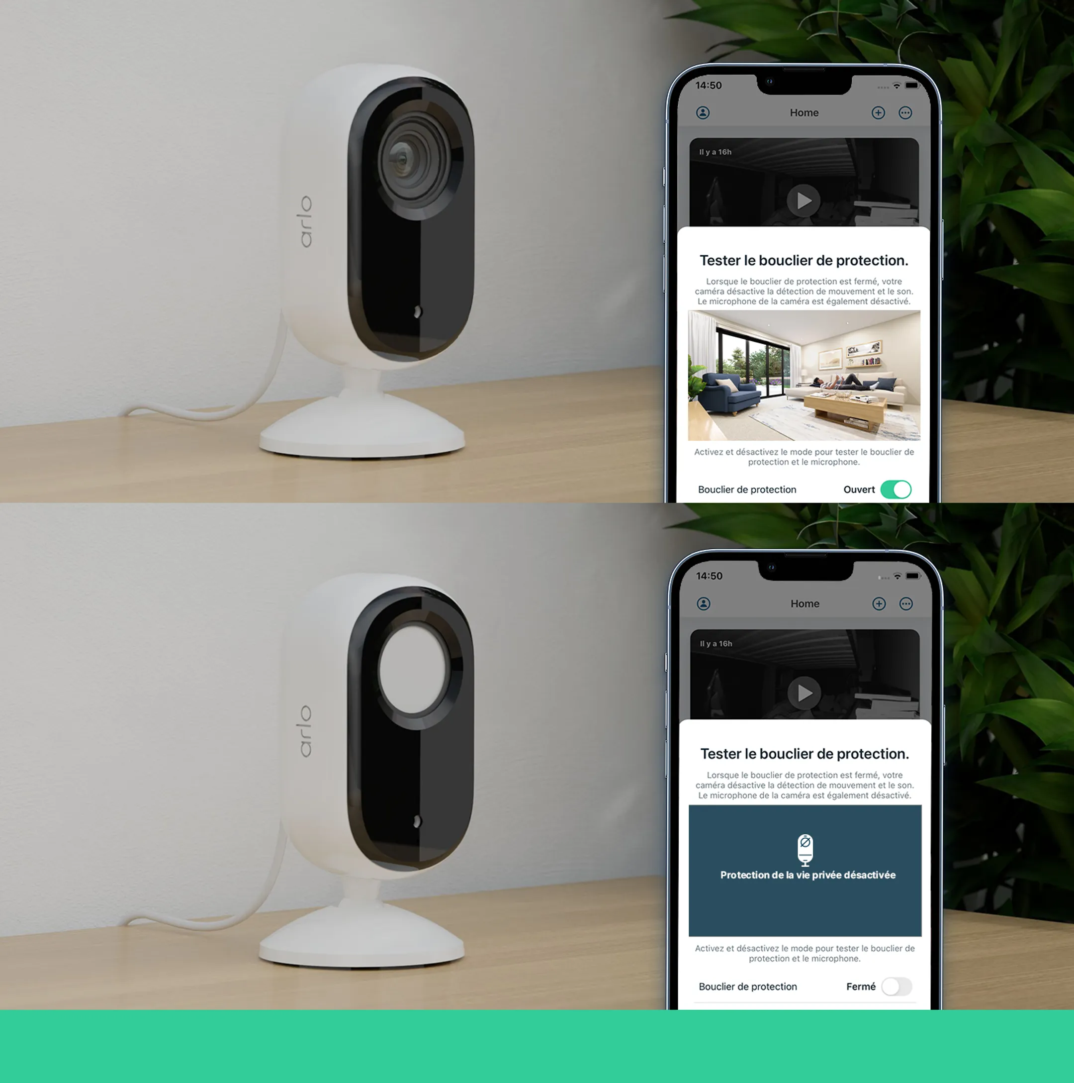 ARLO Caméra de surveillance Essential 2K Indoor - 2 pièces - Blanc image