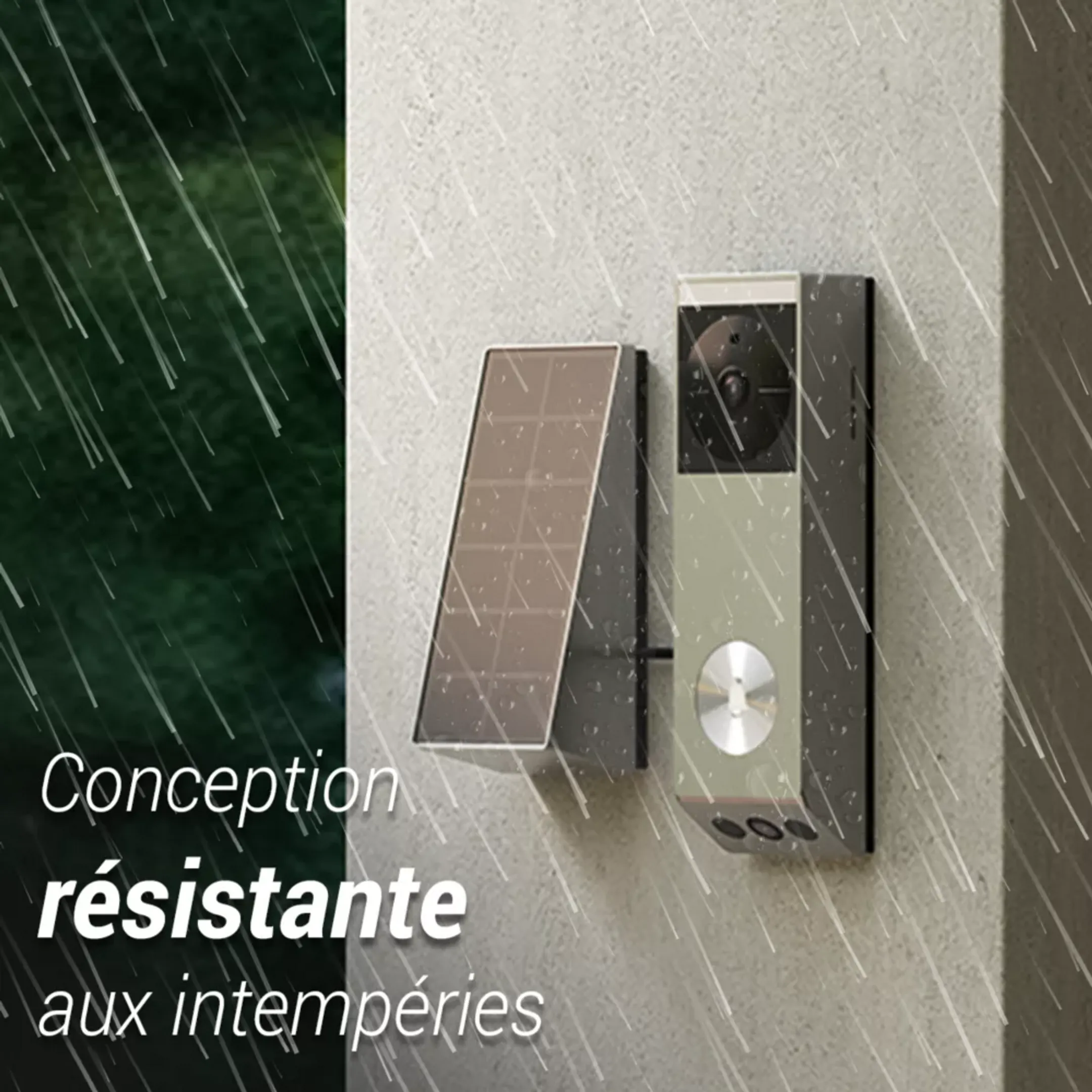 Ezviz Sonnette vidéo connectée avec Panneau solaire EP3x Pro image