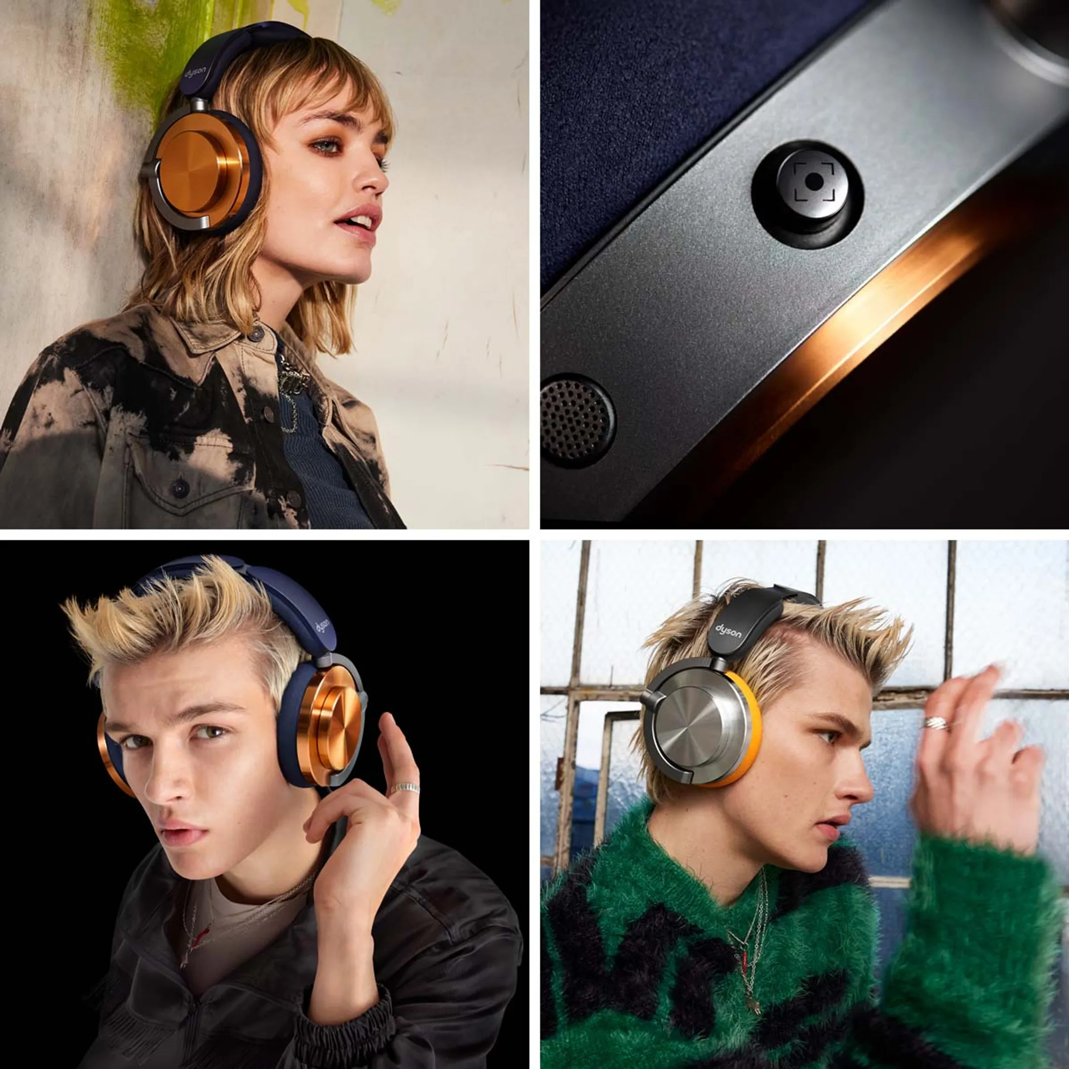 Dyson Casque sans fil OnTrac Aluminium/Jaune Pop image