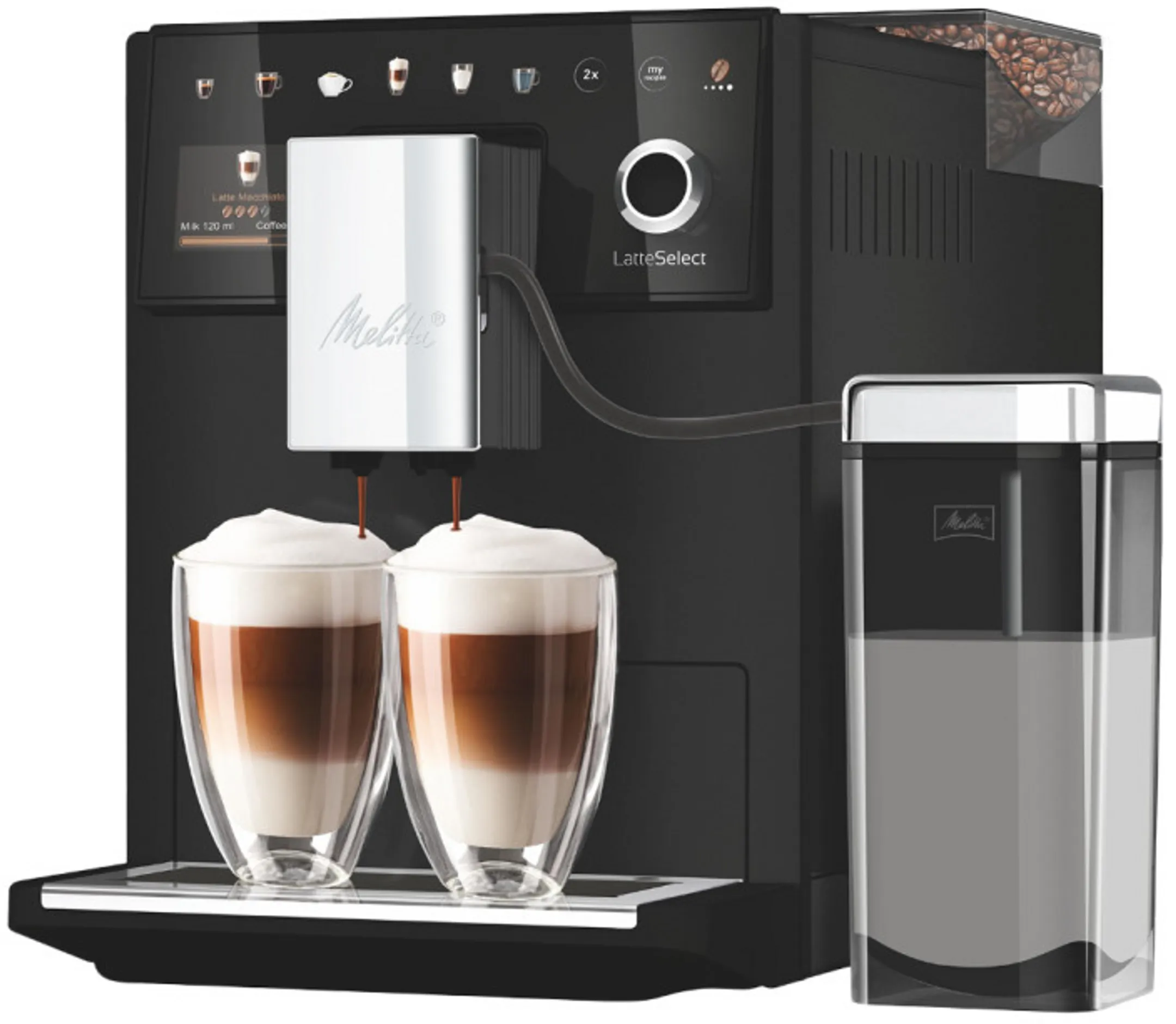 Melitta Automatische Espressomaschine Latte Select 630-212 - Schwarz image