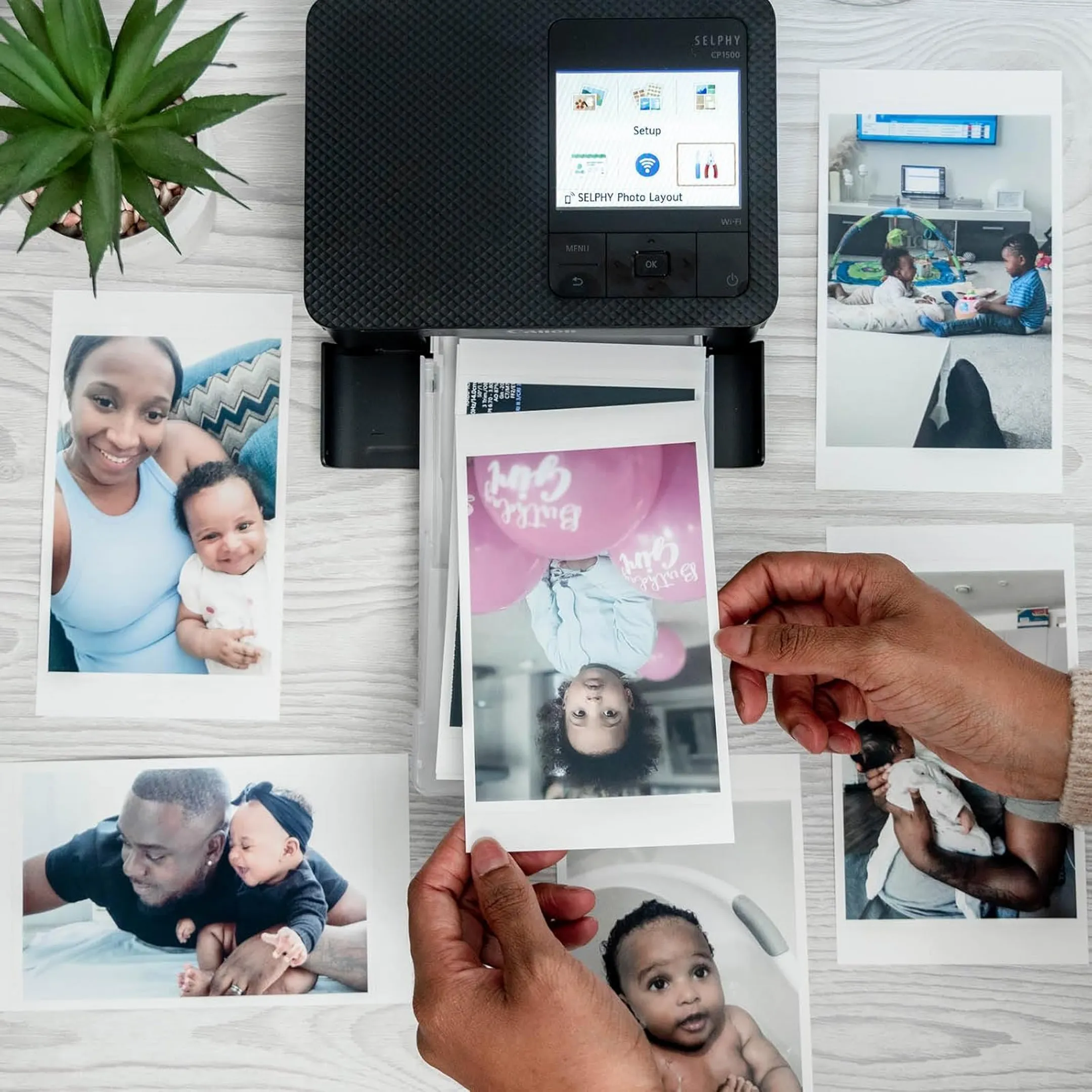 Canon Photo printer SELPHY CP1500 - Black image