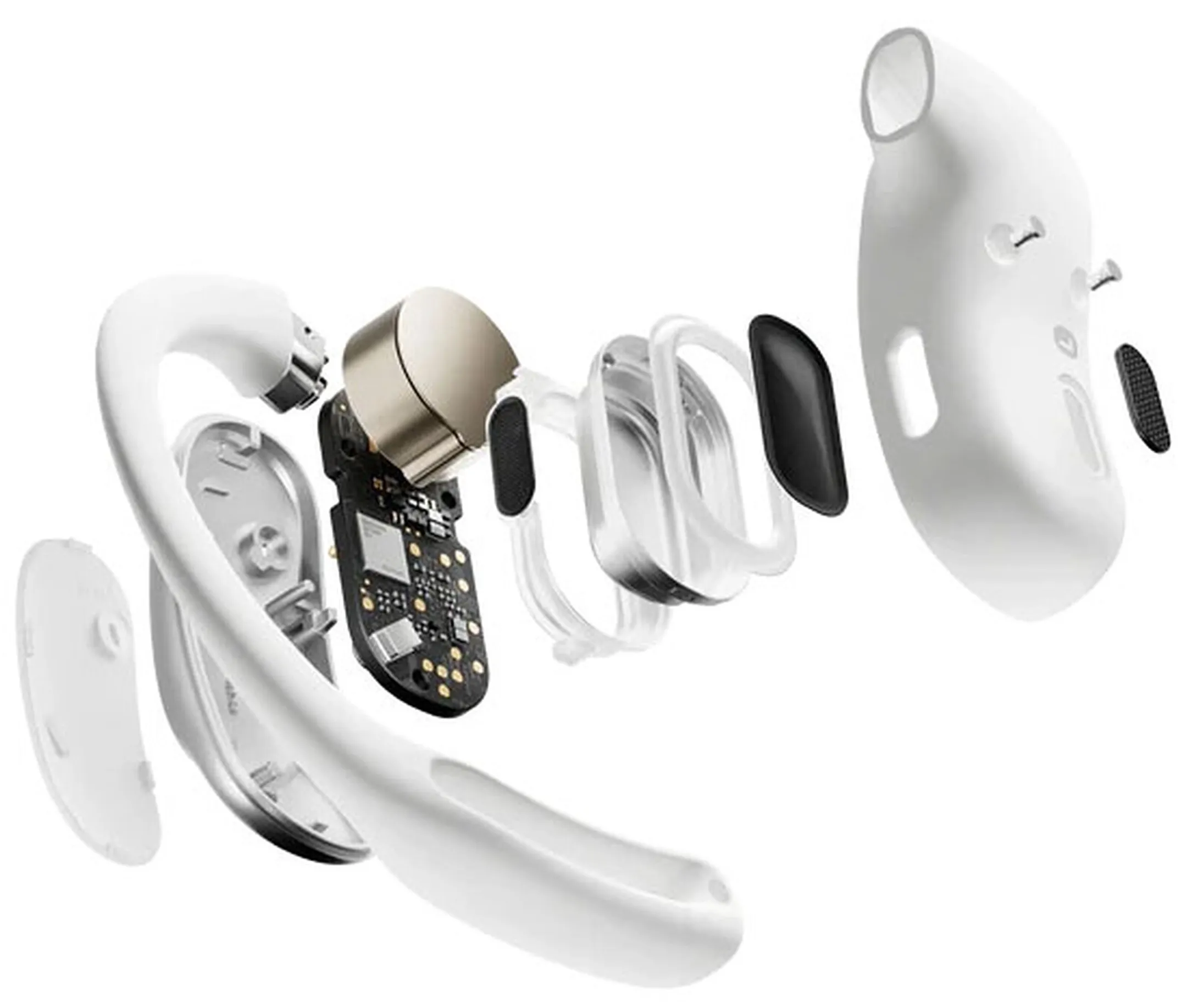Shokz Ecouteurs sans fil OpenFit Air - Blanc image