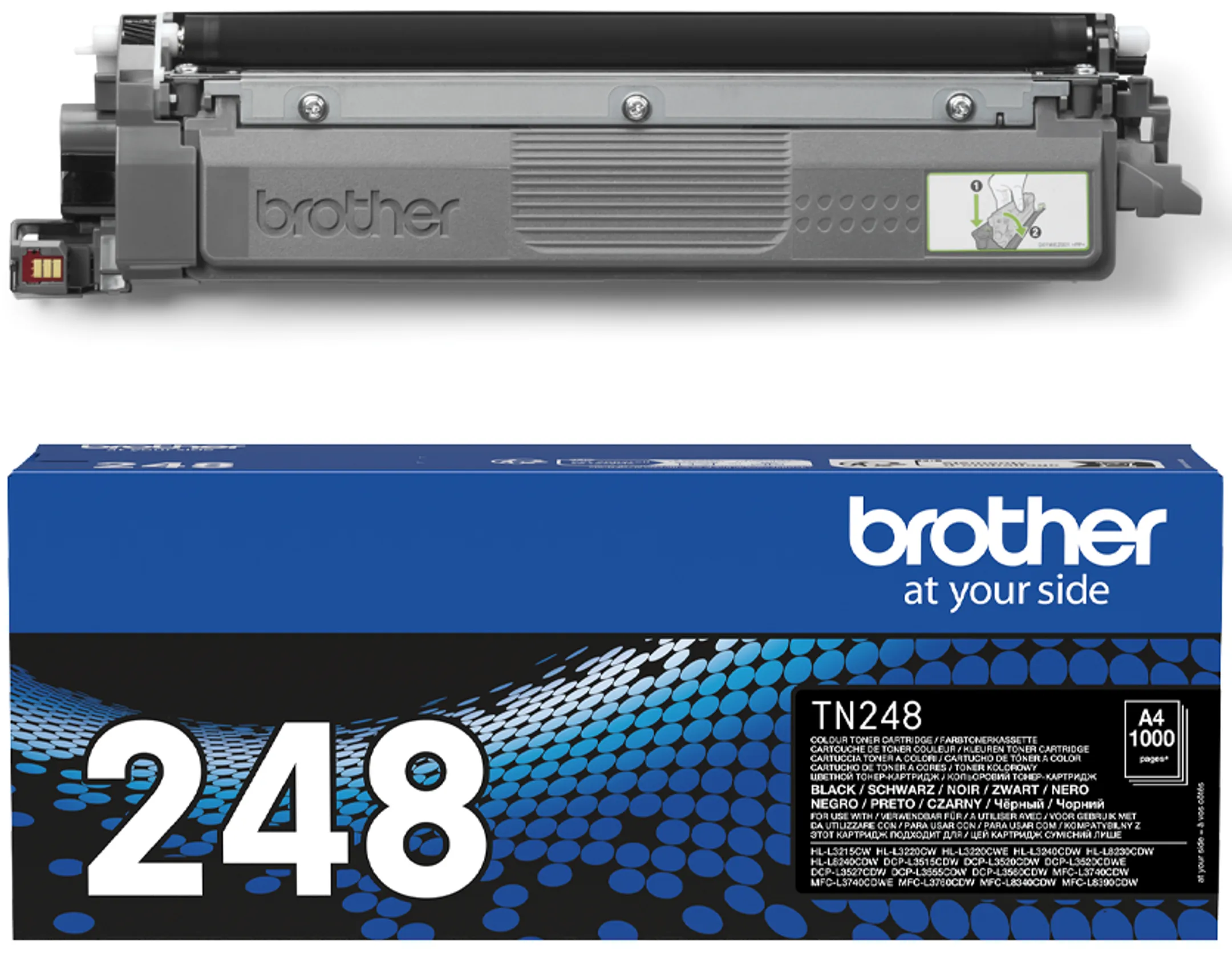 Brother Toner TN248£BK - 1000 Seiten - Schwarz image