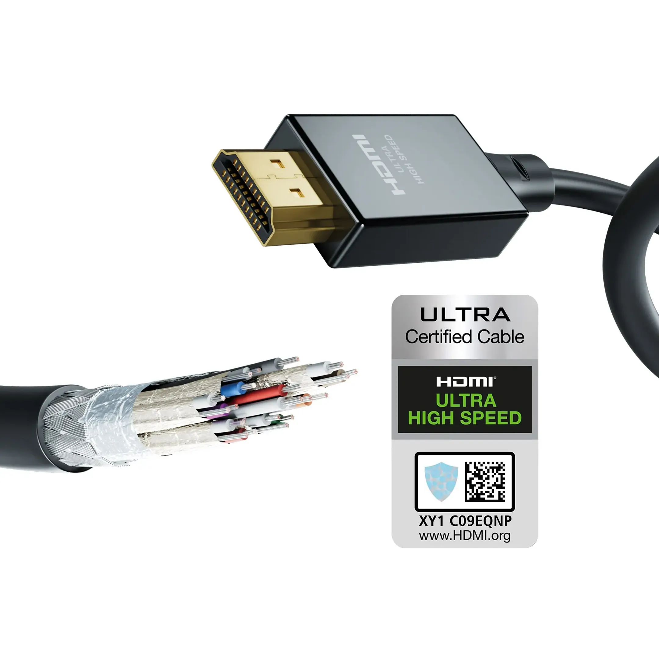 In-Akustik HDMI 2.1b Ultra High Speed-Kabel - 5 m - Schwarz image
