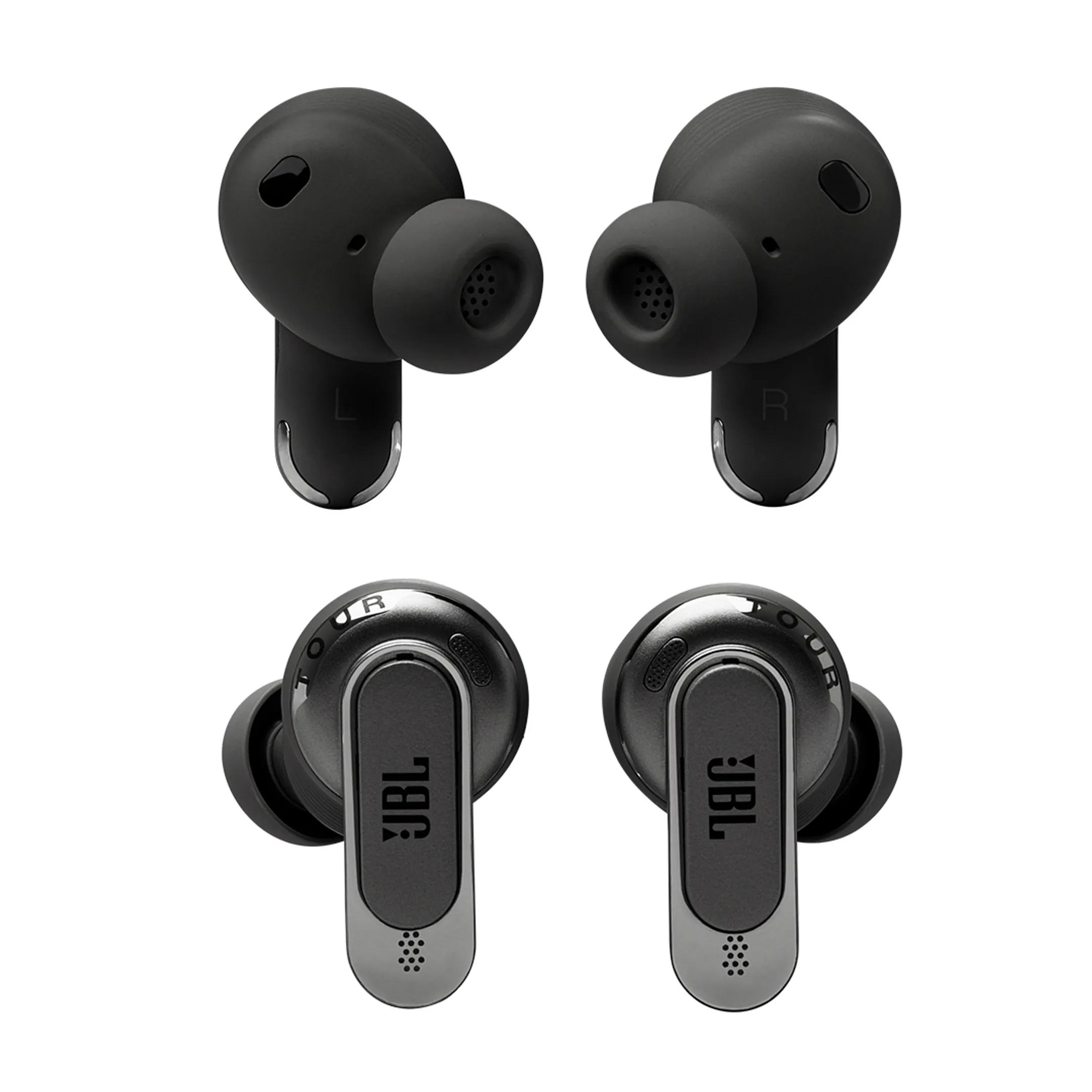 JBL Tour Pro 3 Kabellose Noise-Cancelling-Ohrhörer mit Smart Charging Case - Schwarz image