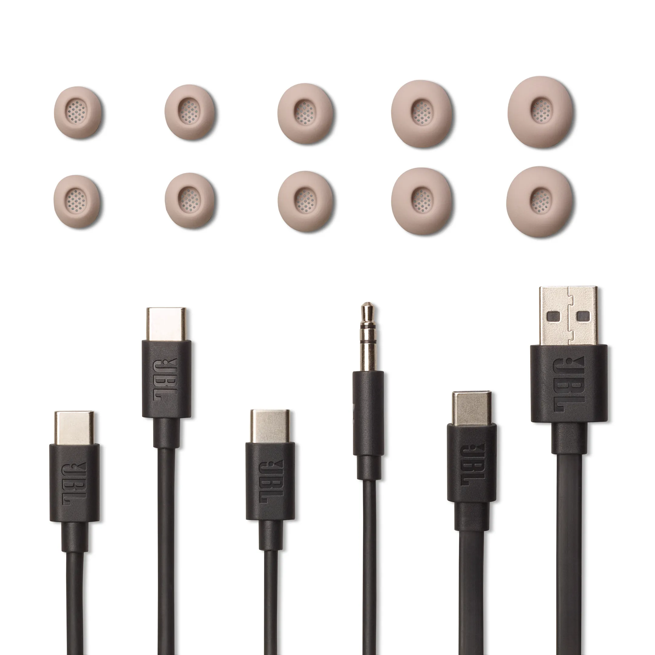 JBL Ecouteurs sans fil Noise Cancelling avec étui de recharge Tour Pro 3 - Latte image