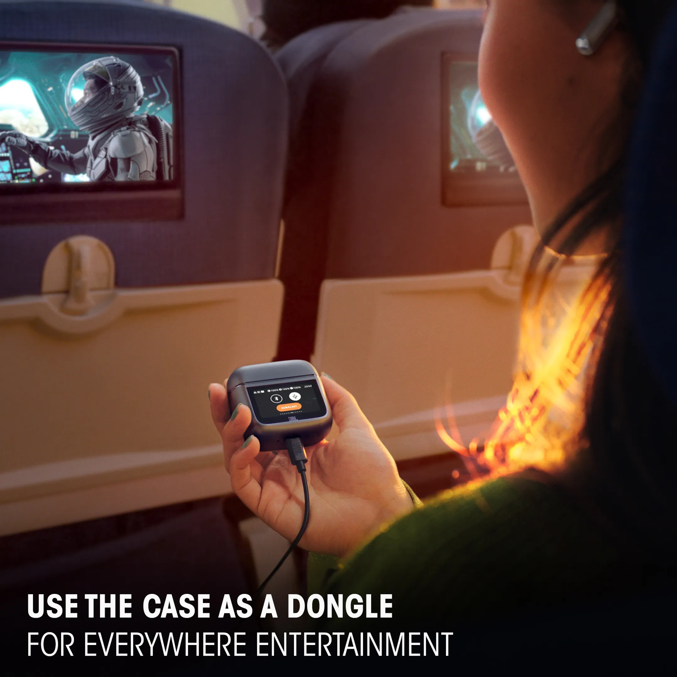 JBL Tour Pro 3 True Wireless Noise Cancelling Earbuds with Smart Charging Case - Latte image