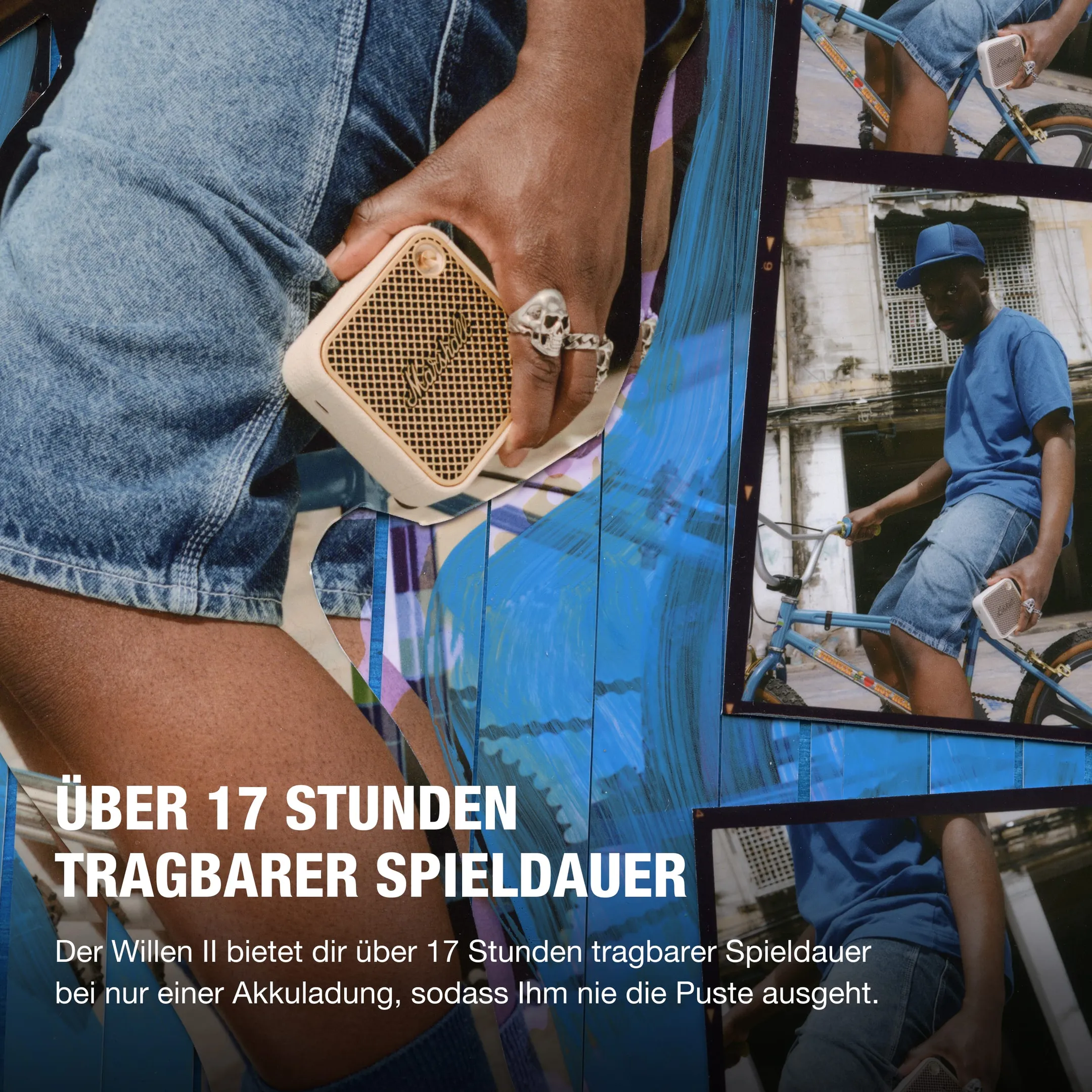 Marshall Willen II Bluetooth-Lautsprecher - Cream image