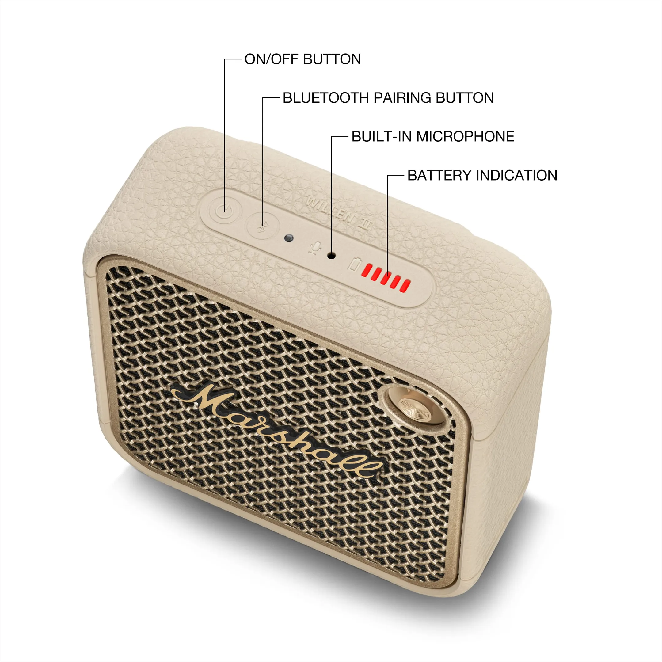 Marshall Willen II Bluetooth speaker - Cream image