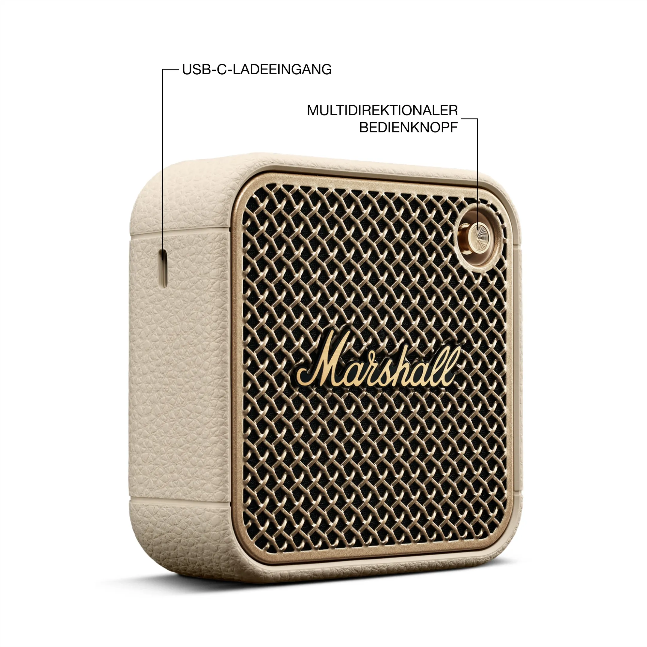 Marshall Willen II Bluetooth-Lautsprecher - Cream image