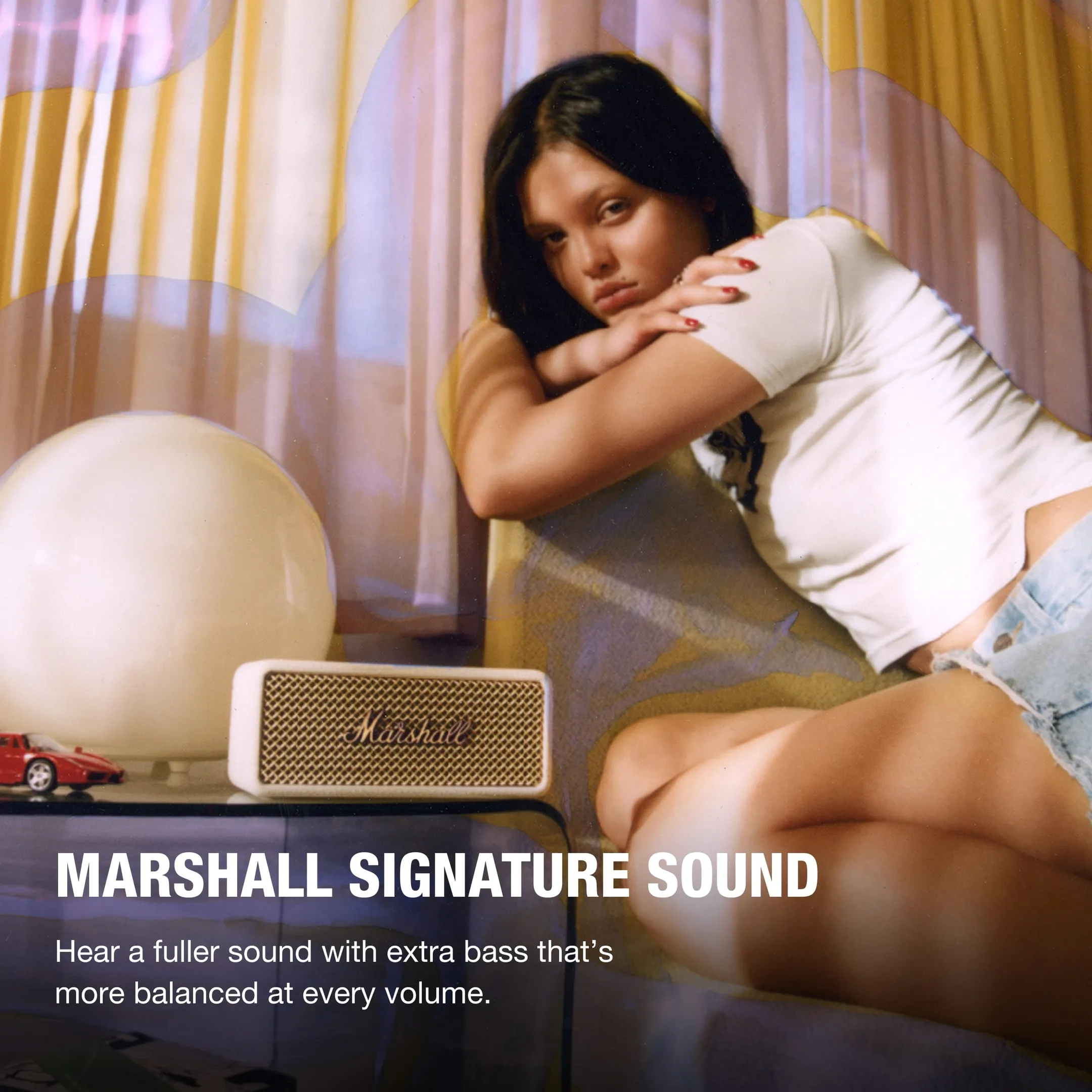 Marshall Emberton III Bluetooth speaker - Cream image