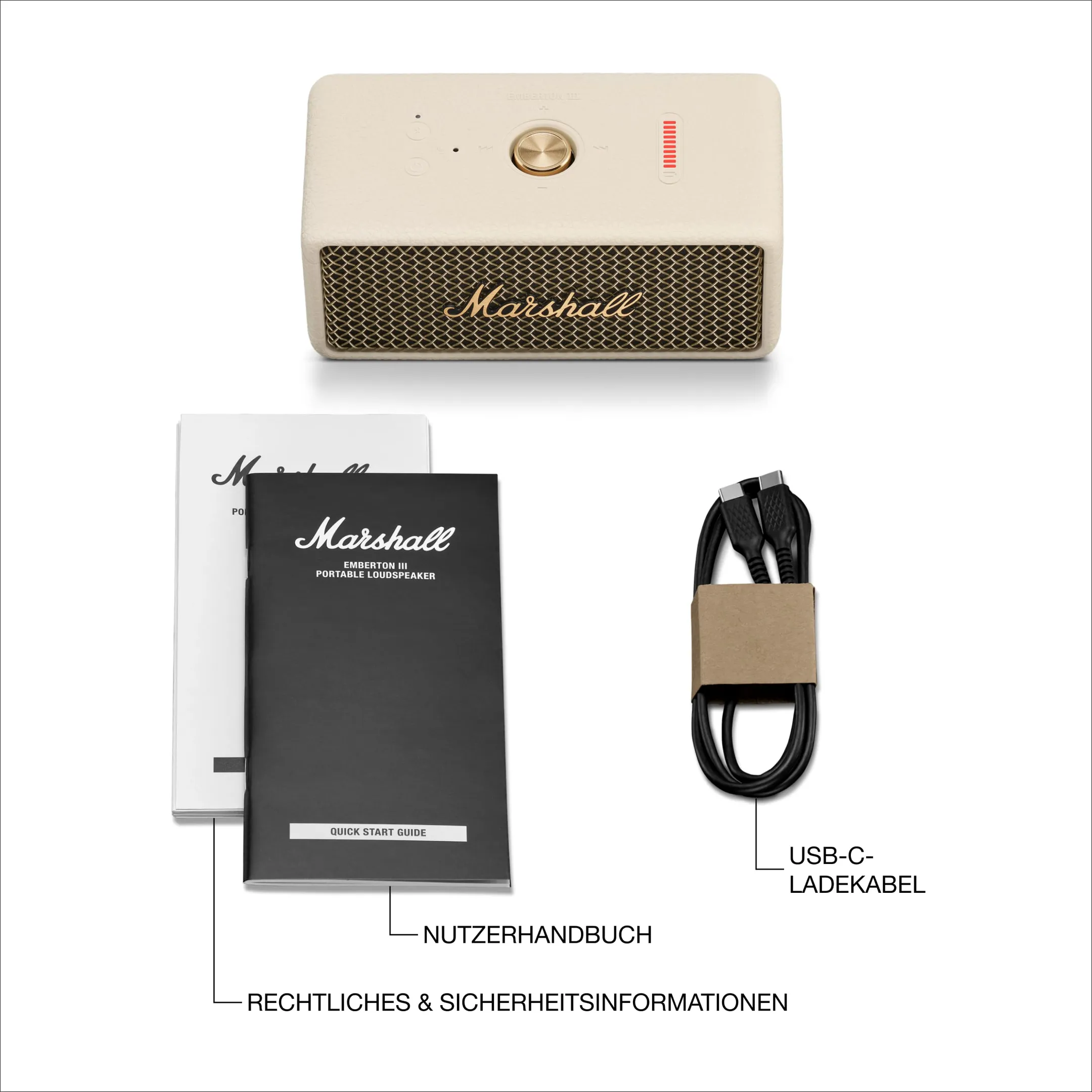 Marshall Emberton III Bluetooth-Lautsprecher - Cream image
