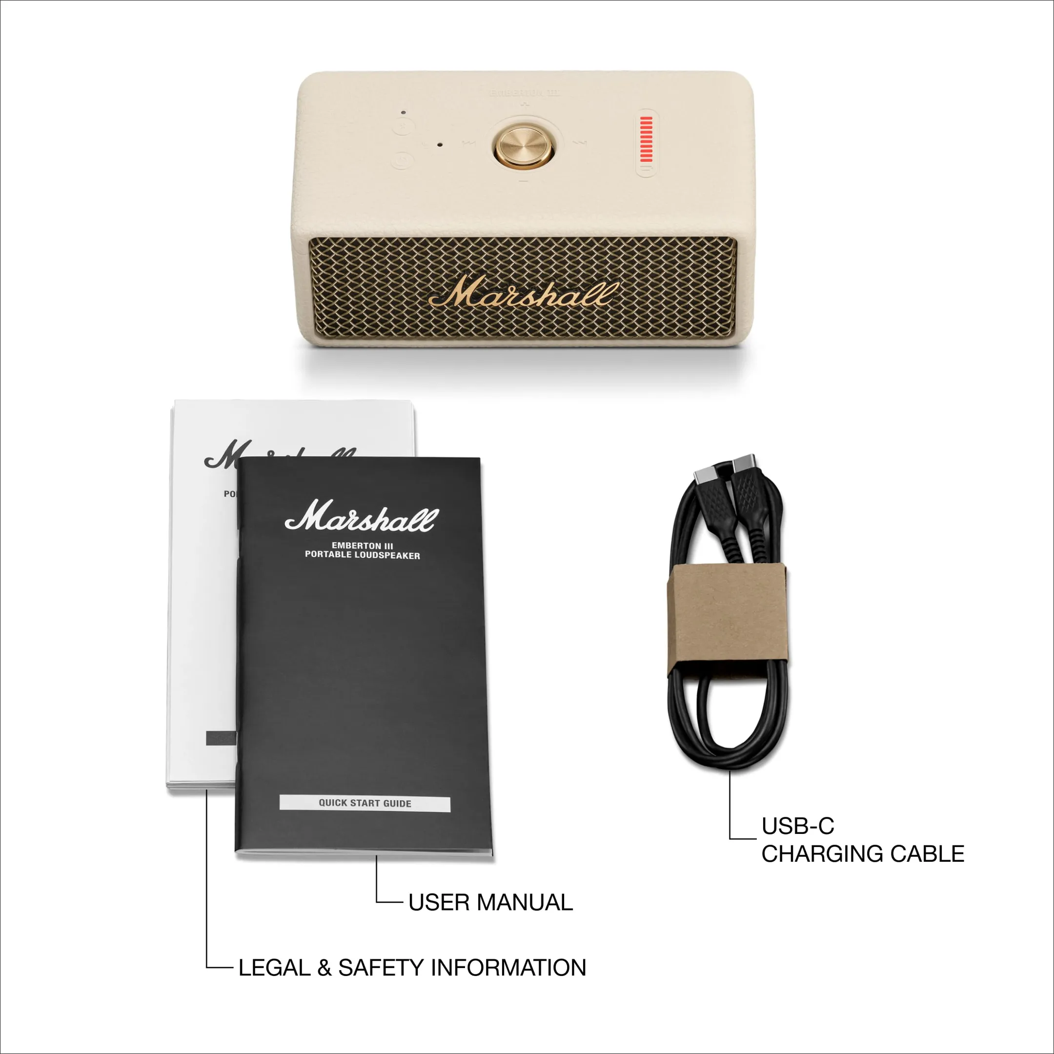Marshall Emberton III Bluetooth speaker - Cream image