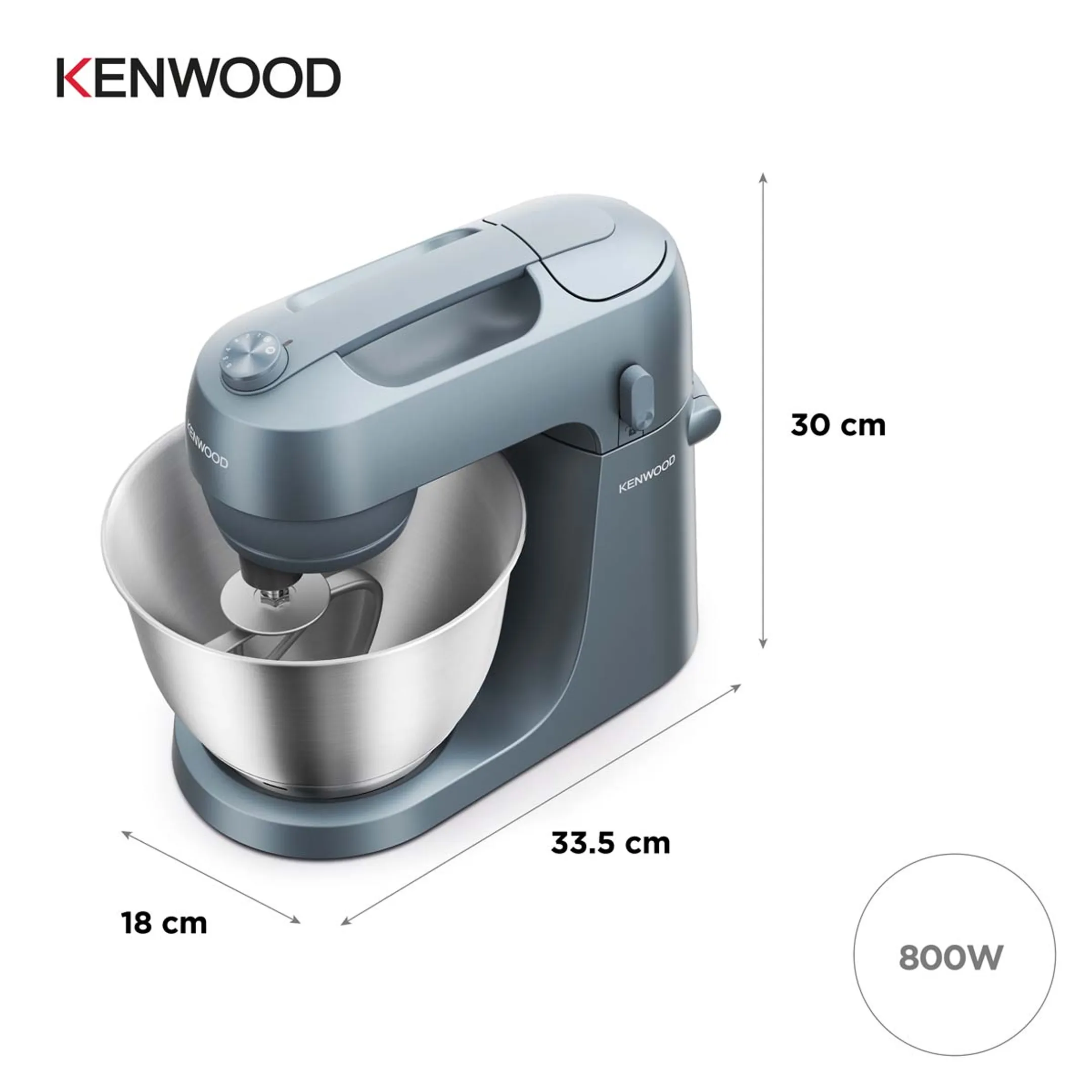 Kenwood Robot de cuisine Go KZM35.000GY - Bleu image