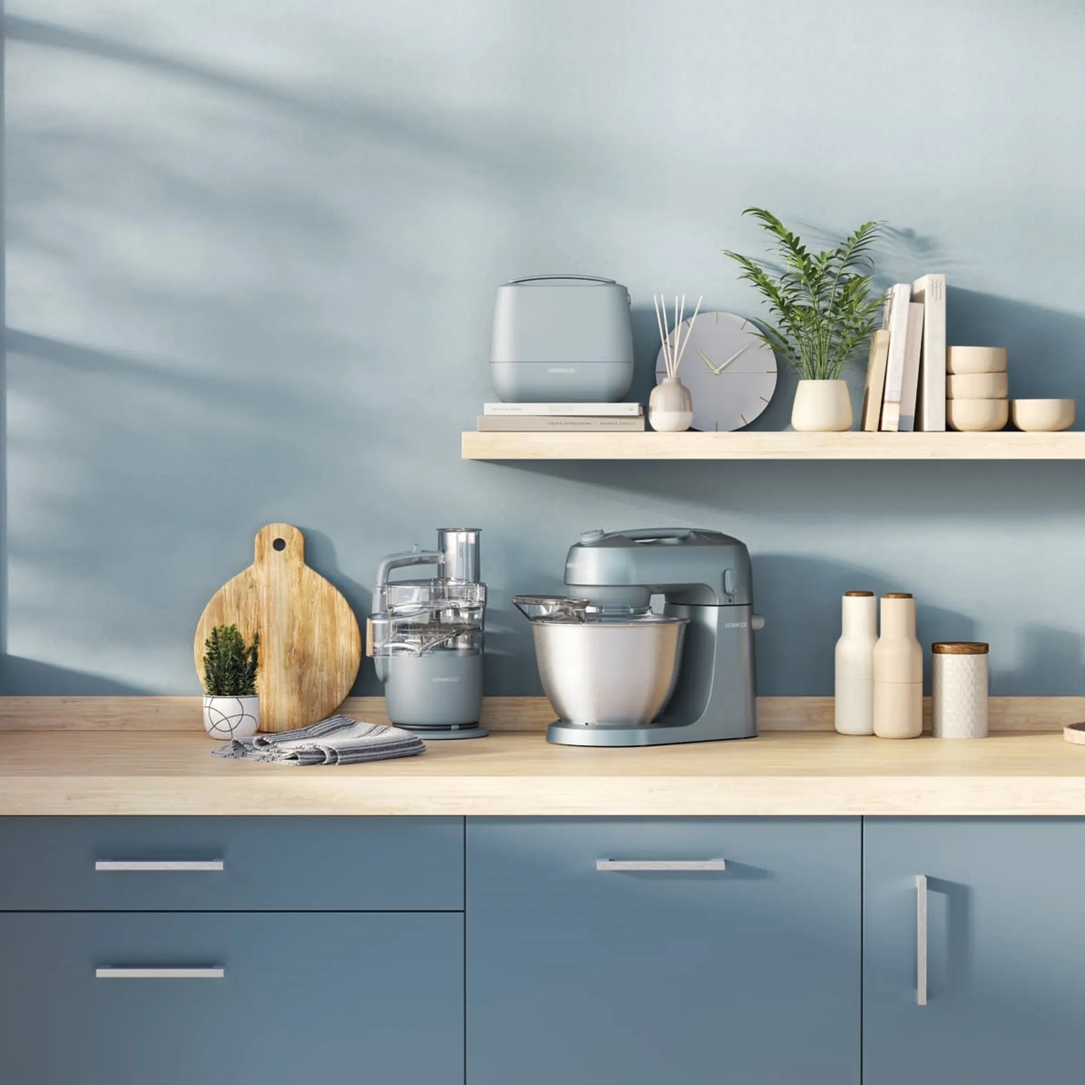 Kenwood Robot de cuisine Go KZM35.000GY - Bleu image