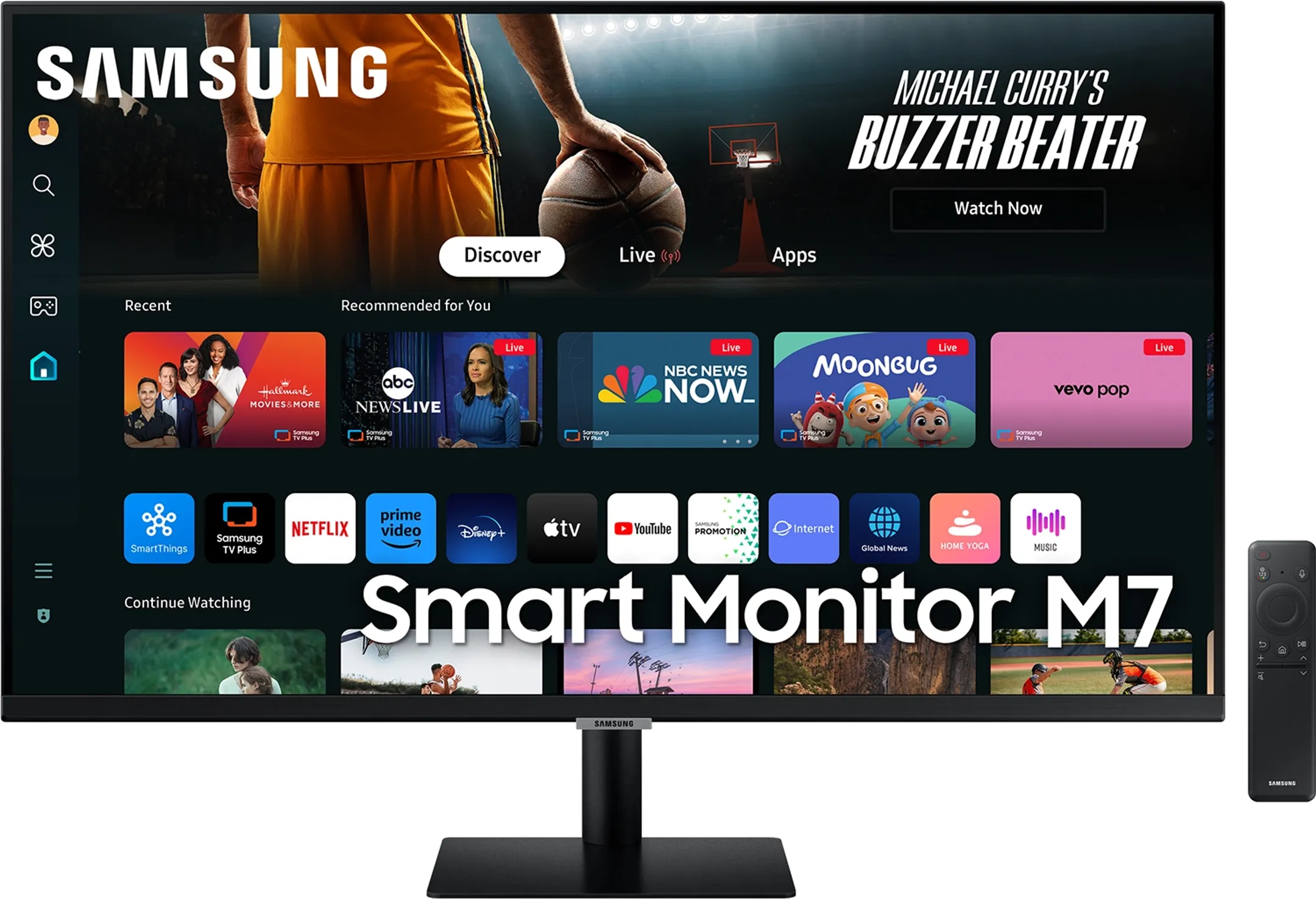 Moniteur 32" UHD Smart Monitor M7 M70D LS32DM702UUXEN
