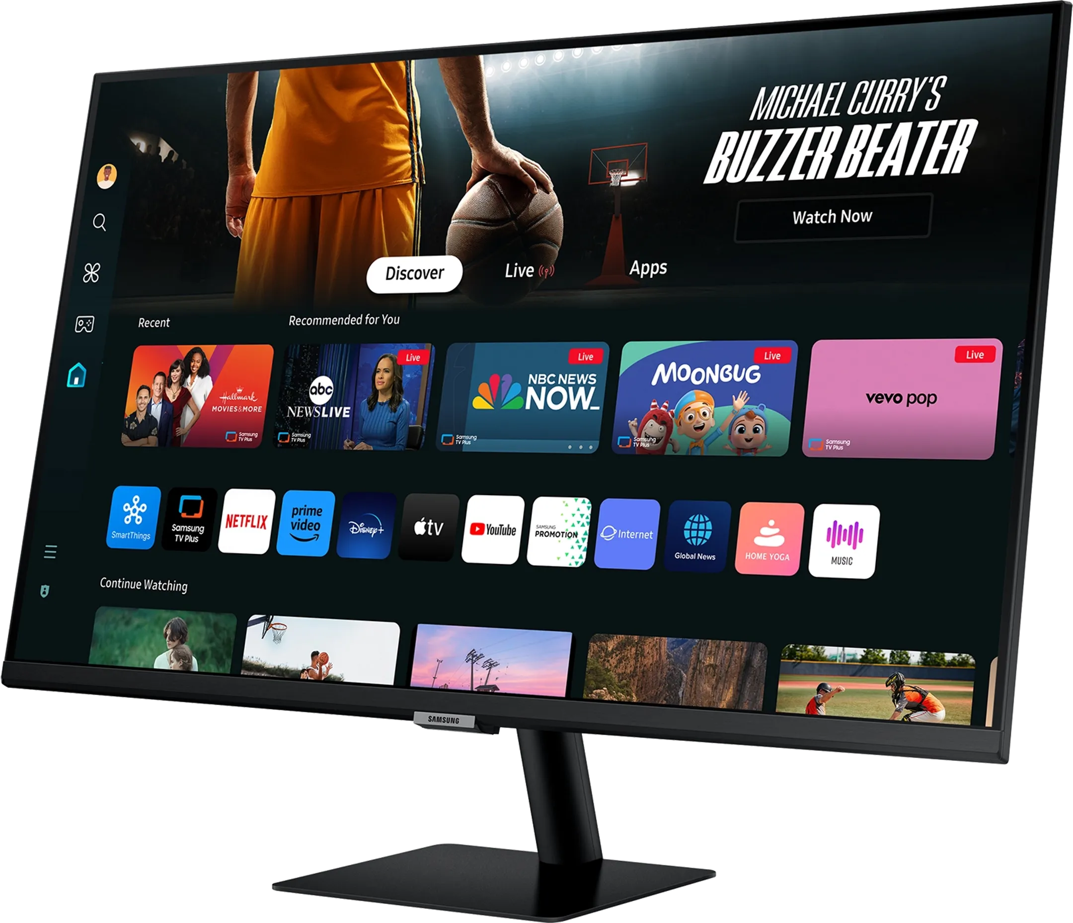 Samsung Moniteur 32" UHD Smart Monitor M7 M70D LS32DM702UUXEN image