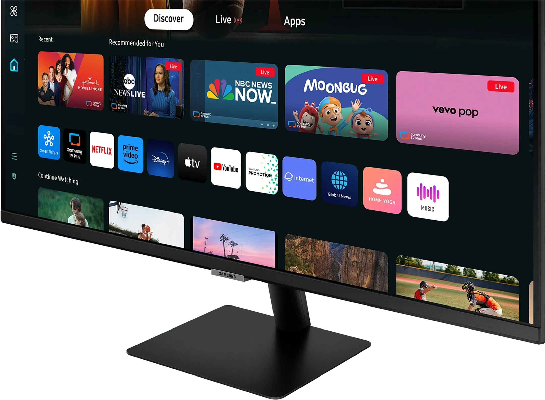 Samsung Moniteur 32" UHD Smart Monitor M7 M70D LS32DM702UUXEN image