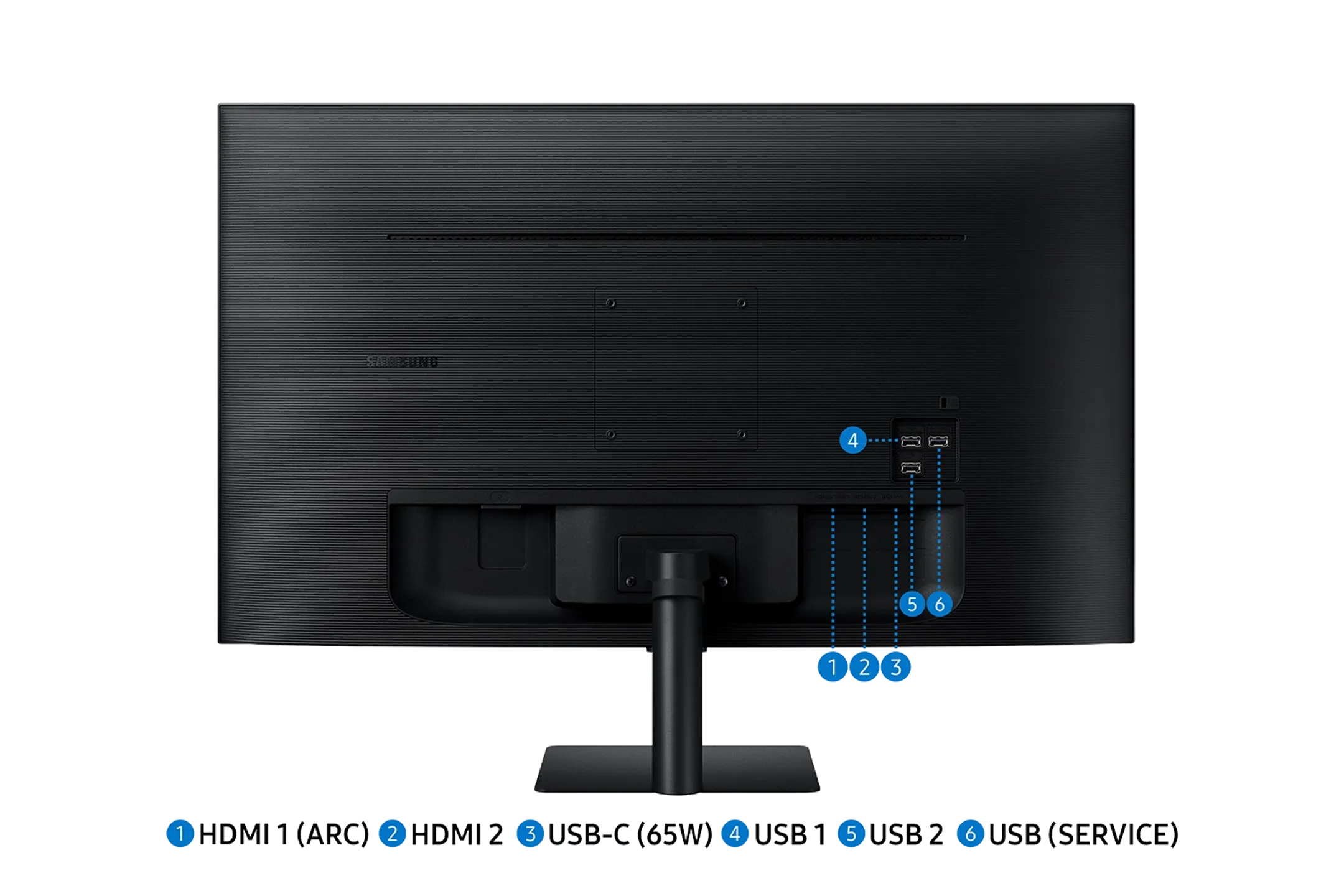 Samsung Moniteur 32" UHD Smart Monitor M7 M70D LS32DM702UUXEN image
