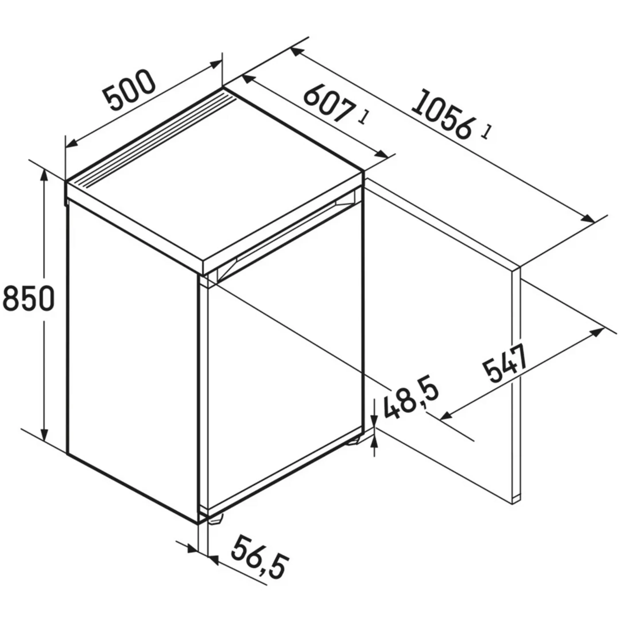 Liebherr Tischkühlschrank TK12Ve00 image