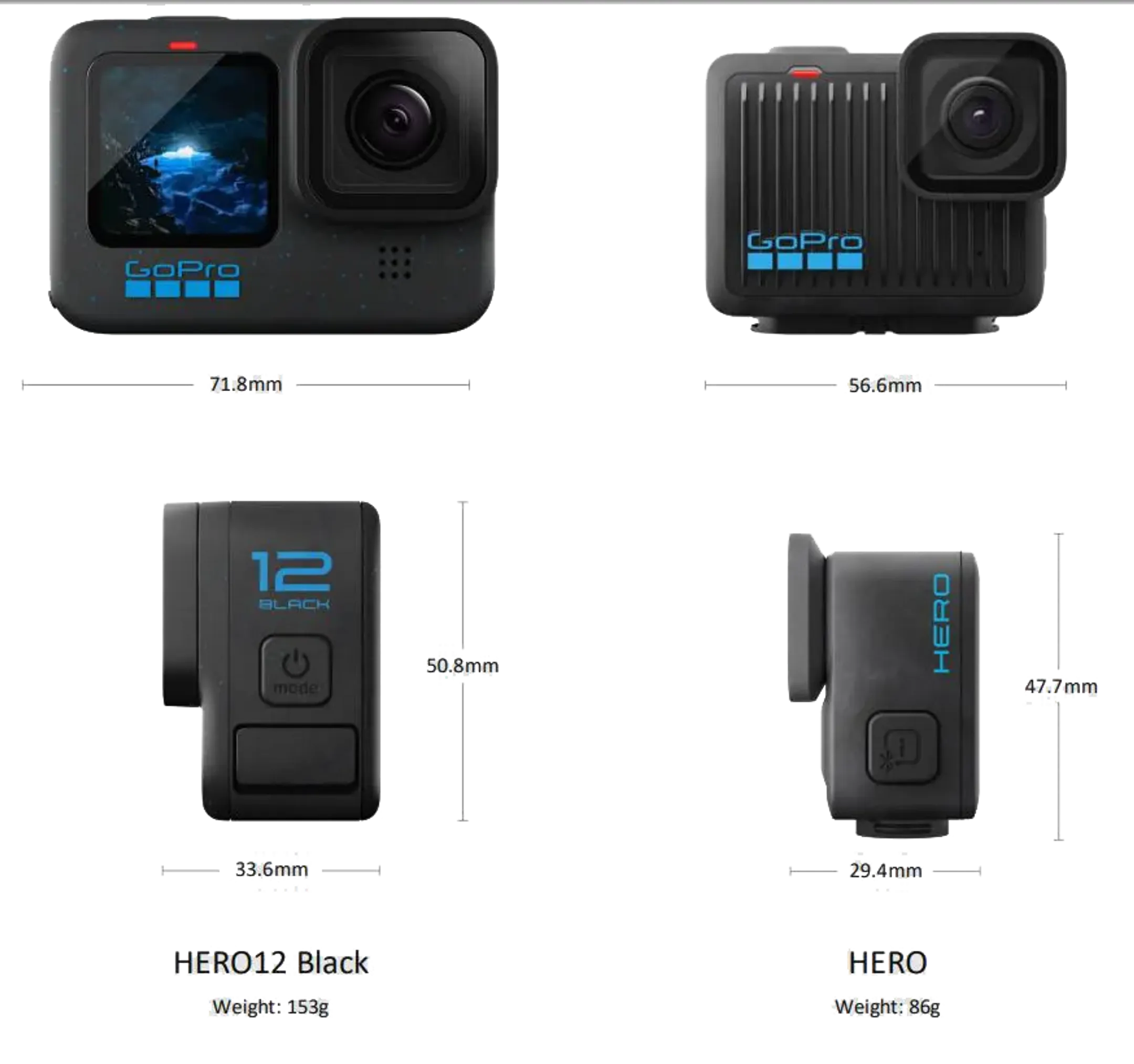 GoPro Sport Camera HERO 4K - Black image