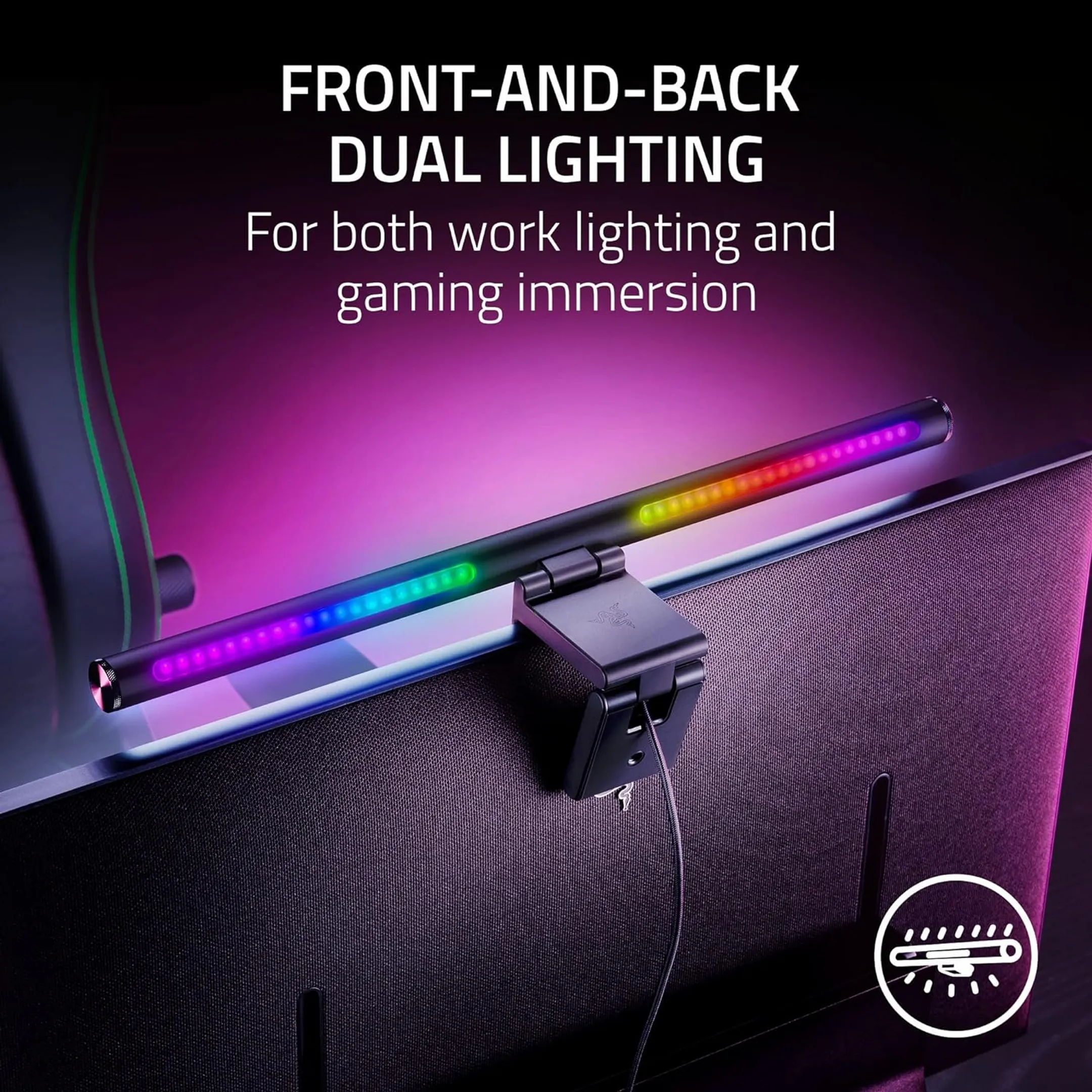 Razer LED Light for Streaming Aether Monitor Light Bar image