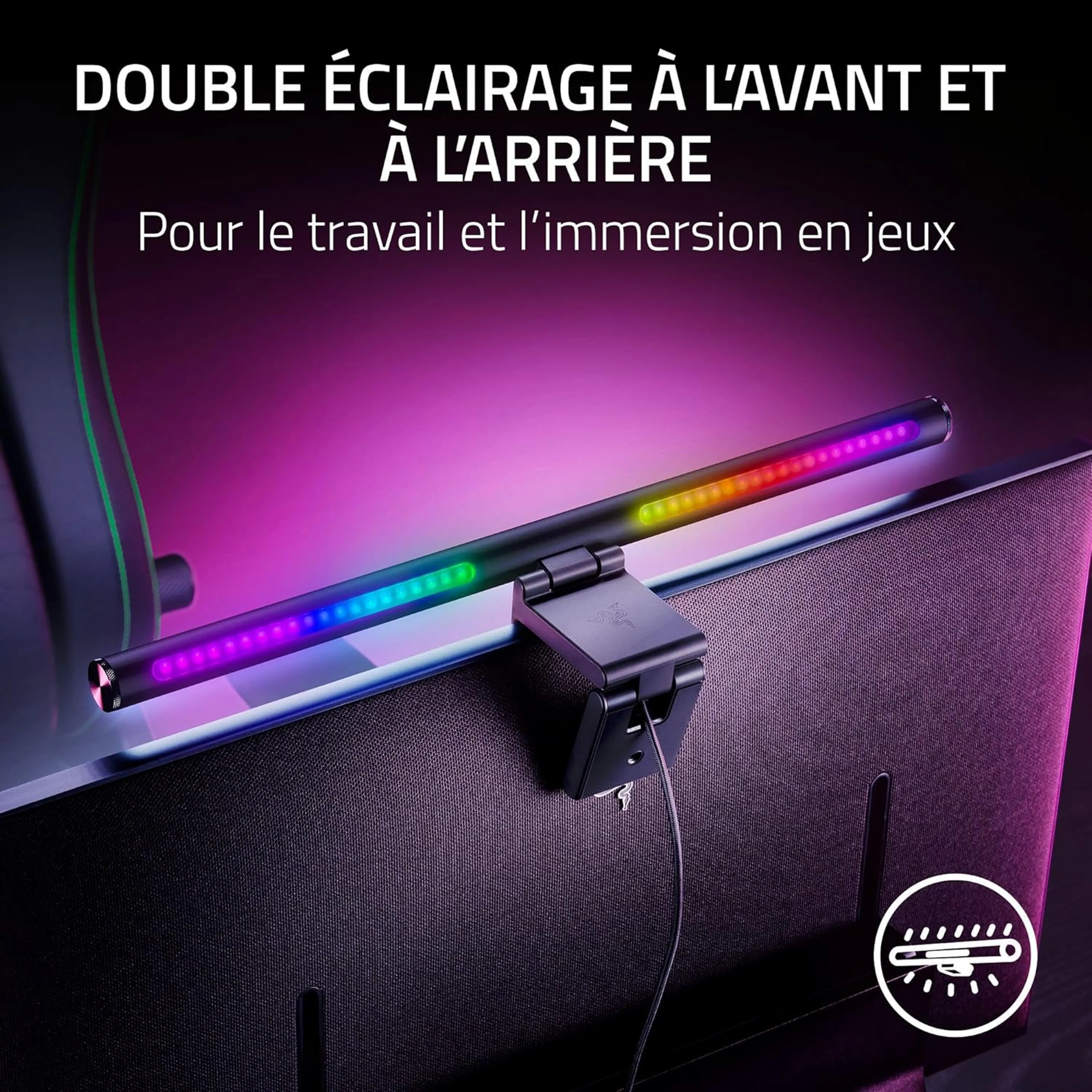 Razer Lampe LED pour Streaming Aether Monitor Light Bar image