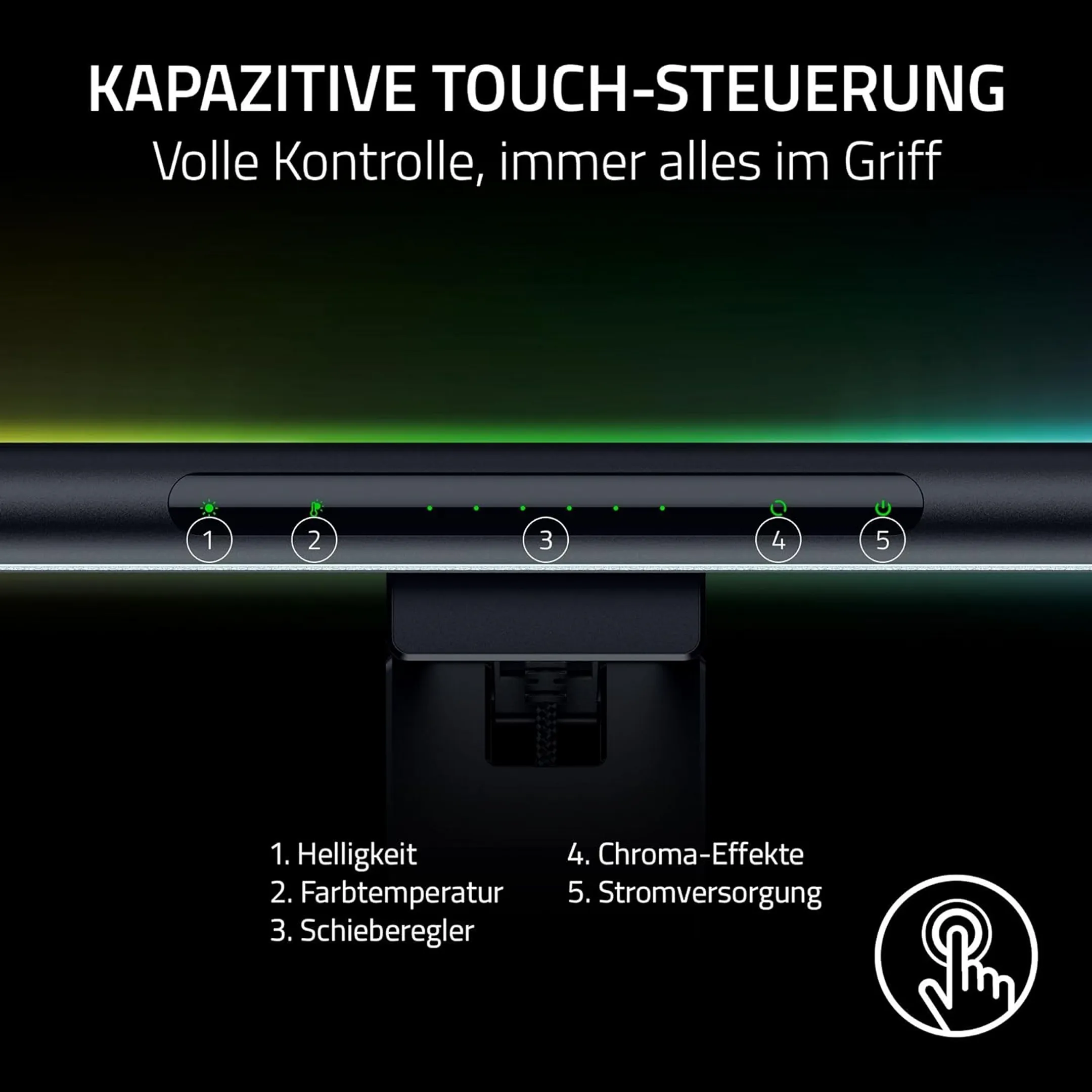 Razer LED-Lampe für Streaming Aether Monitor Light Bar image