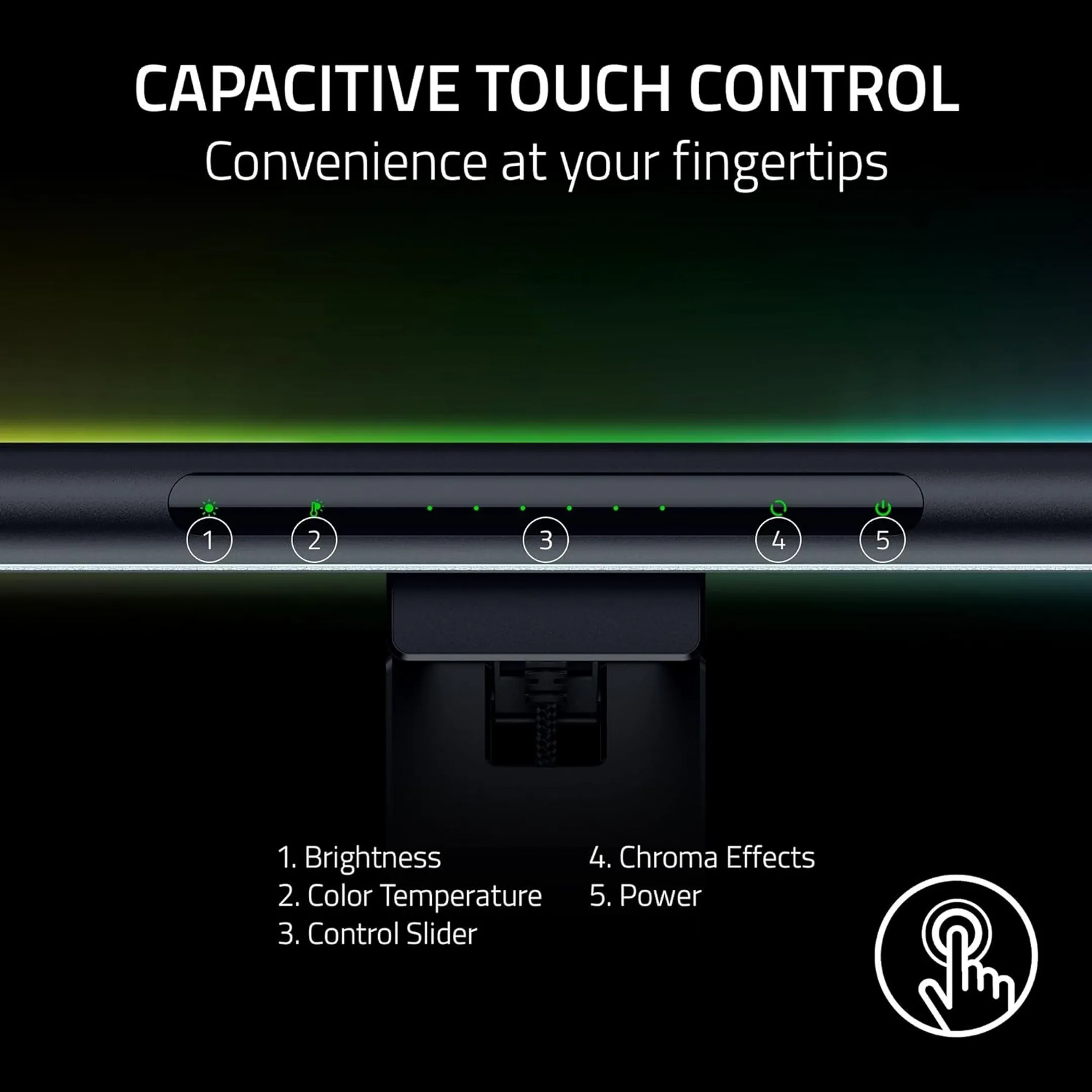 Razer LED Light for Streaming Aether Monitor Light Bar image