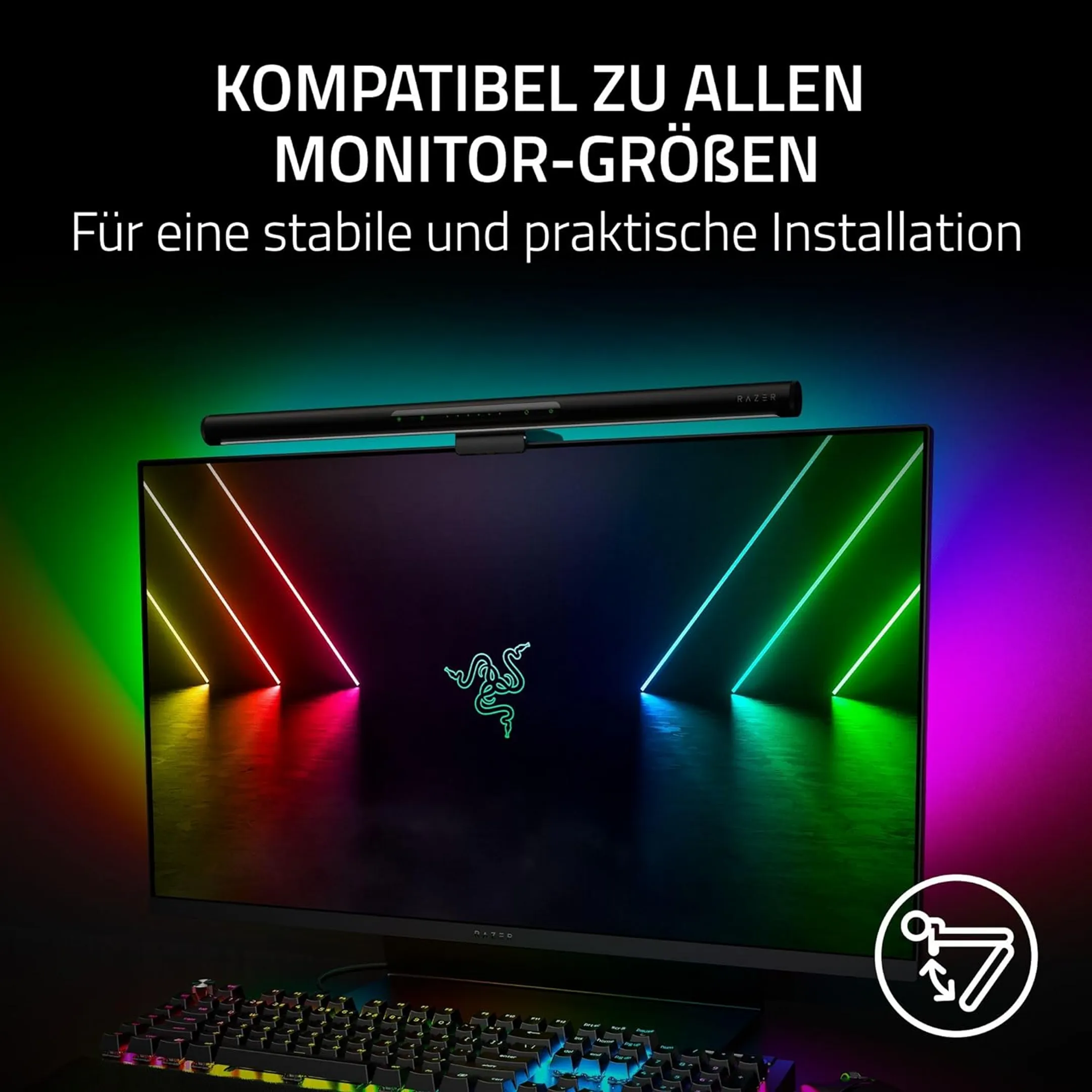 Razer LED-Lampe für Streaming Aether Monitor Light Bar image