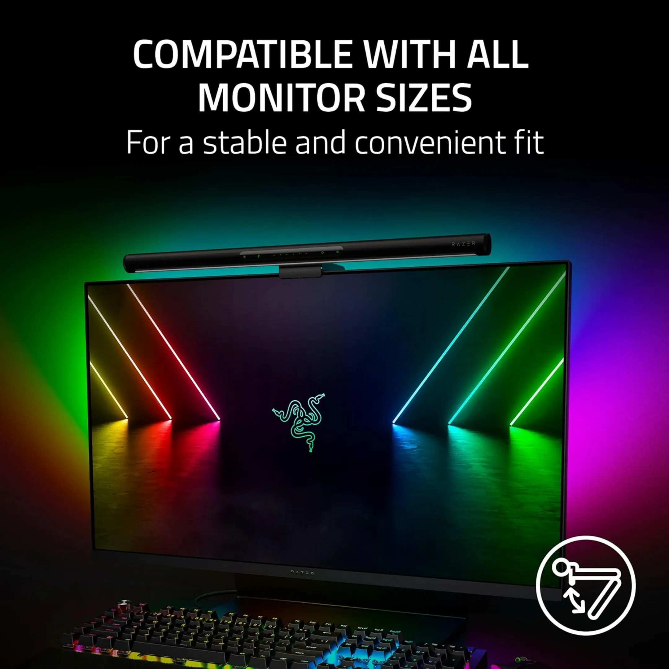 Razer LED Light for Streaming Aether Monitor Light Bar image