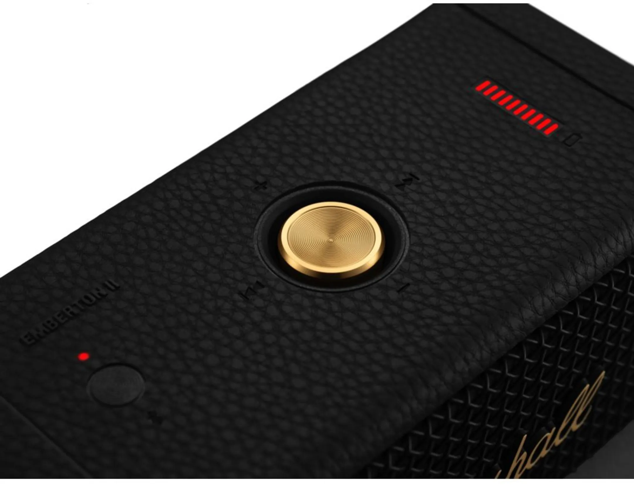 Marshall Emberton II Bluetooth speaker - Black and Brass image