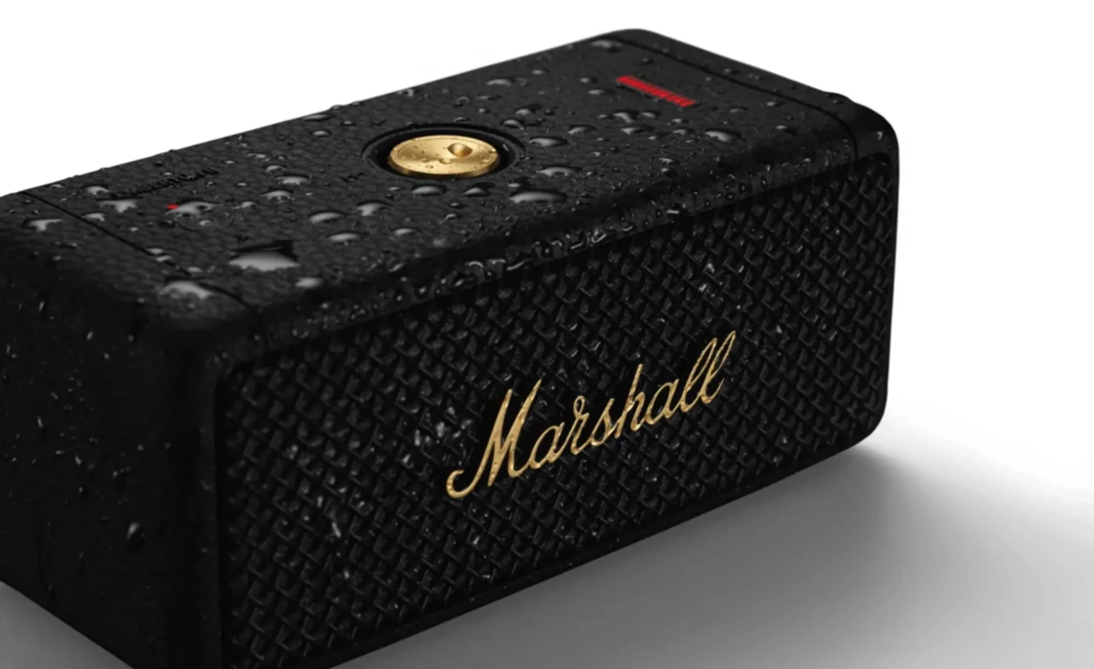 Marshall Emberton II Bluetooth speaker - Black and Brass image