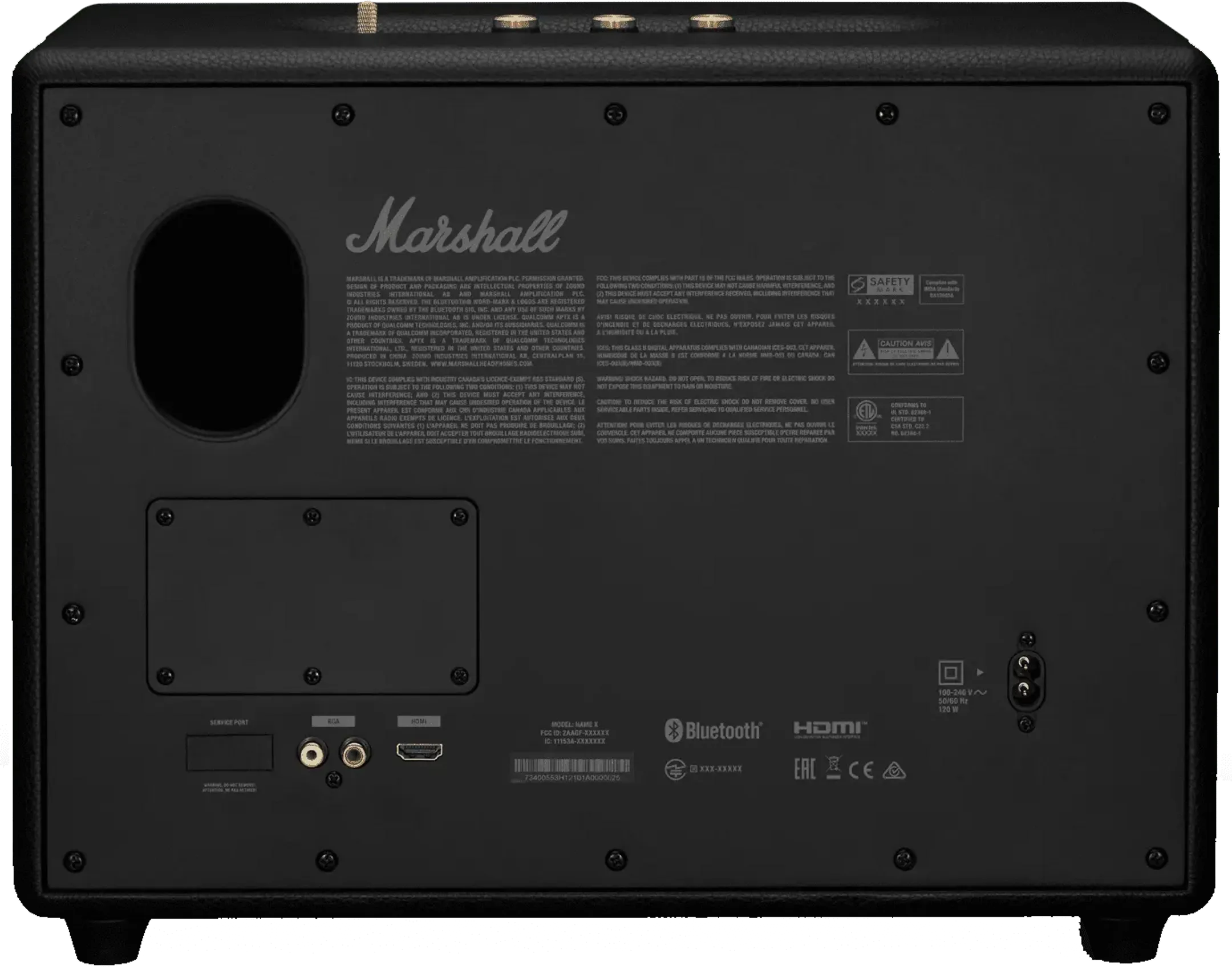 Marshall Woburn III Bluetooth-Lautsprecher - Schwarz image