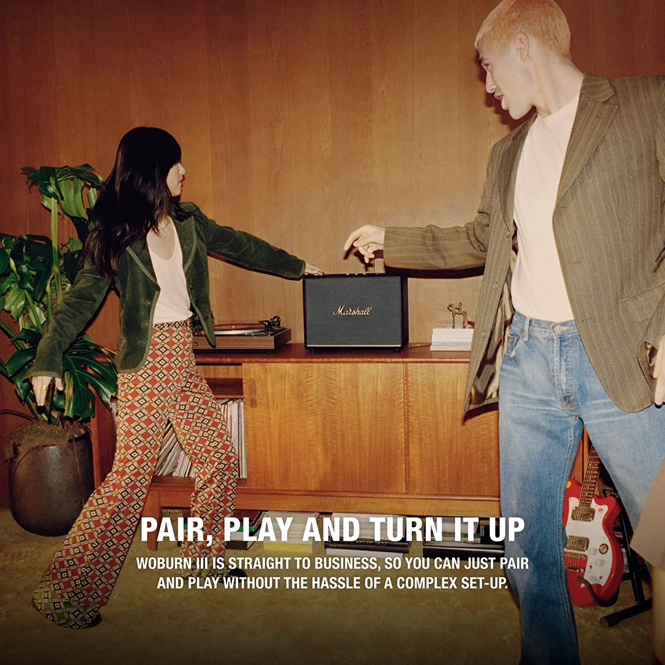 Marshall Woburn III Bluetooth-Lautsprecher - Schwarz image