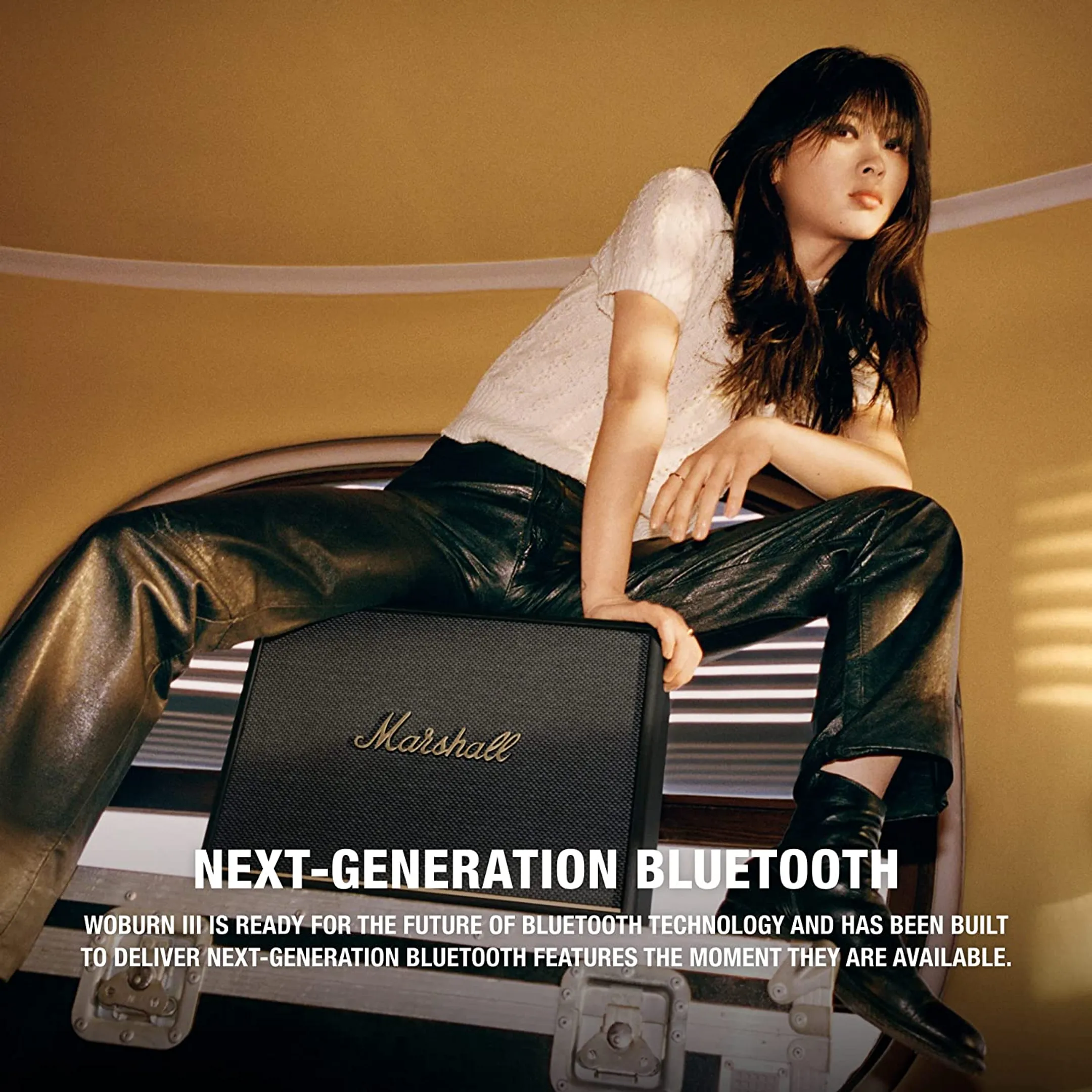 Marshall Woburn III Bluetooth-Lautsprecher - Schwarz image