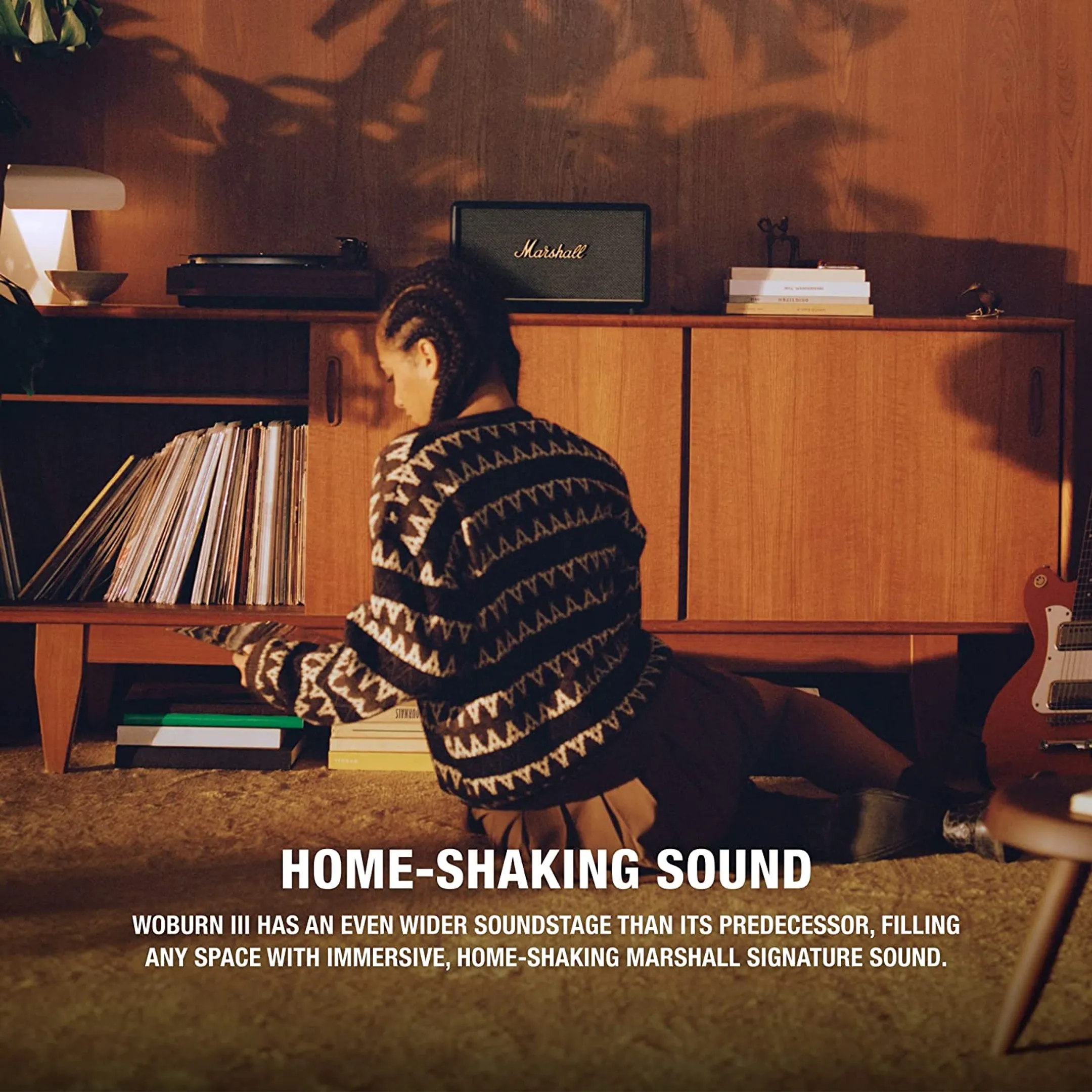 Marshall Woburn III Bluetooth-Lautsprecher - Schwarz image
