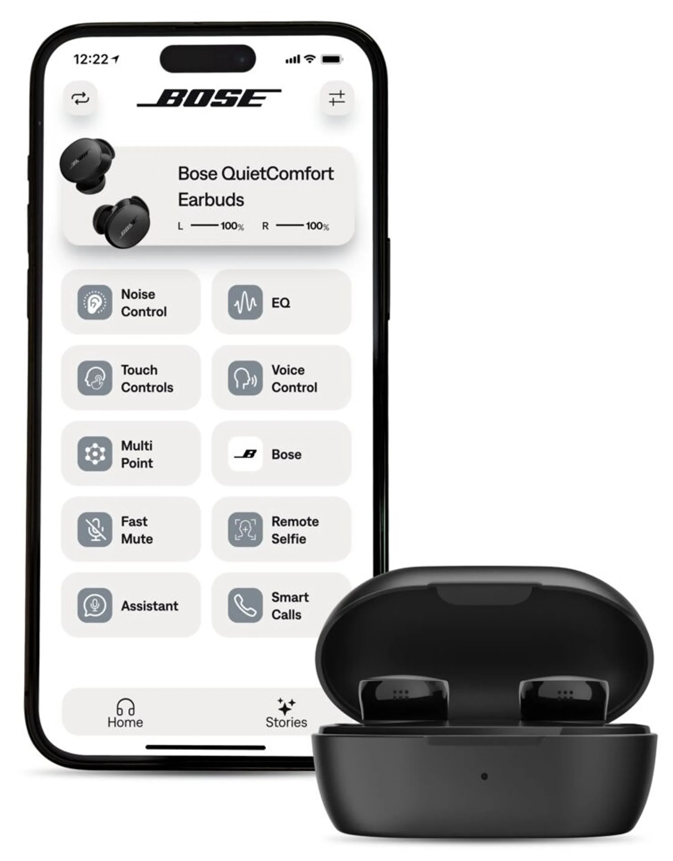 Bose Ecouteurs sans fil à réduction de bruit QuietComfort - Noir image