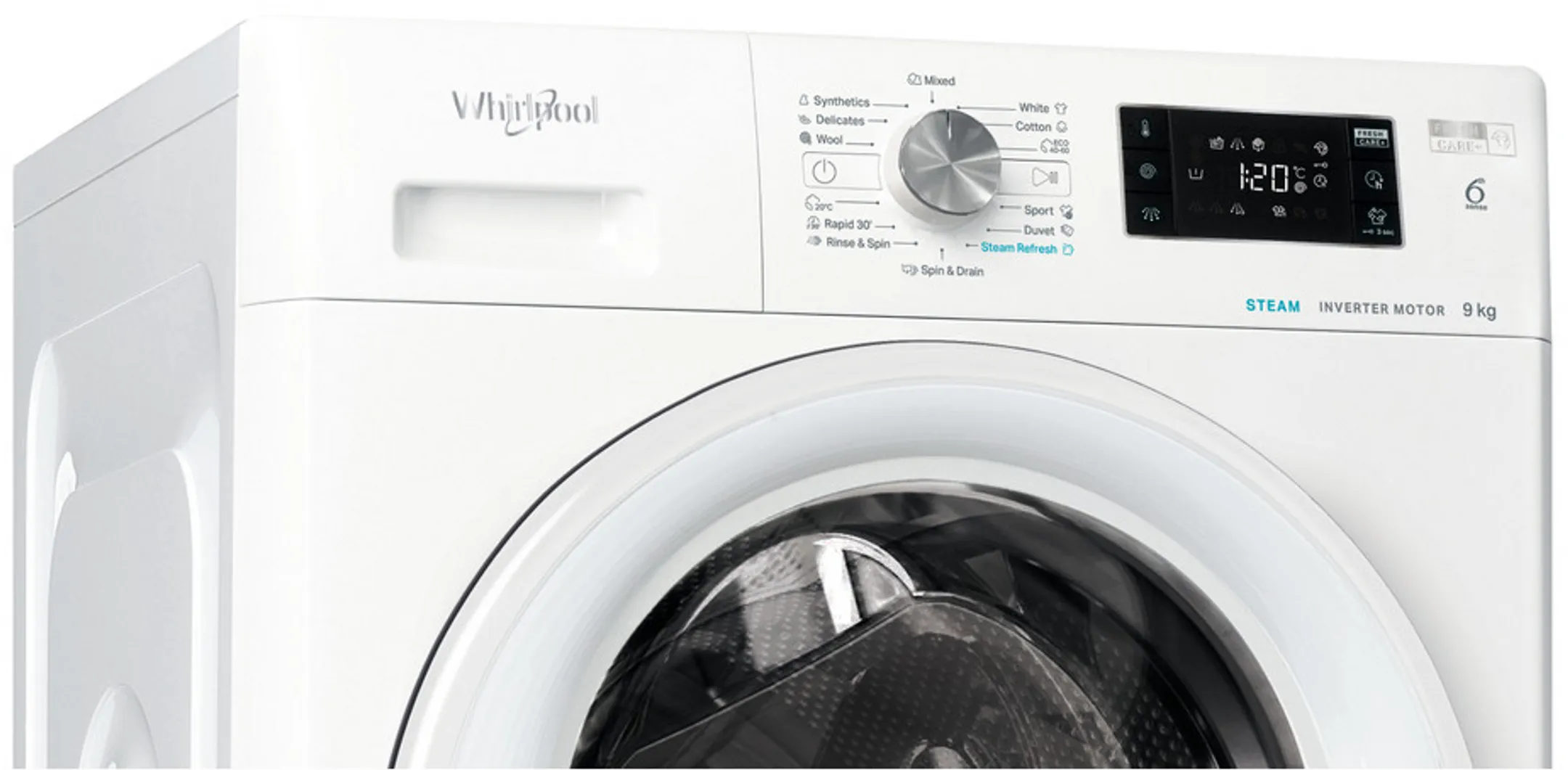 Whirlpool Lave-linge FreshCare+ Steam FFB 9469 WV image