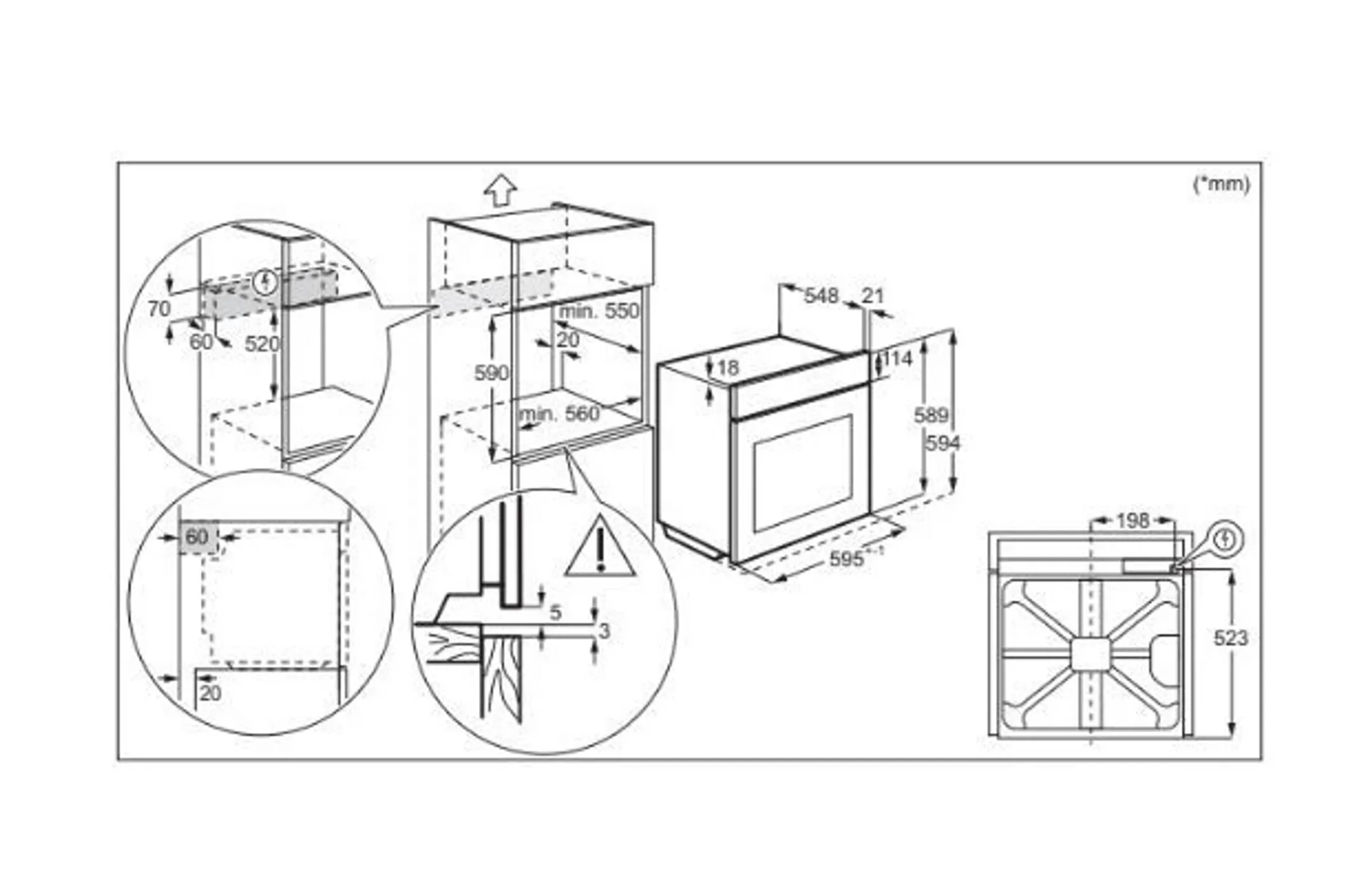ESSENTIEL-B Four encastrable EFMP 105i2 image