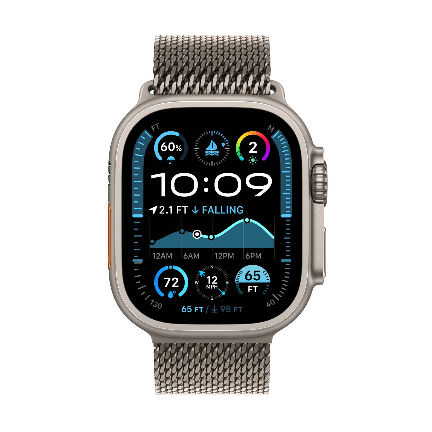 Apple Watch Ultra 2 49 mm Natural Milanese M MX5R3NF/A