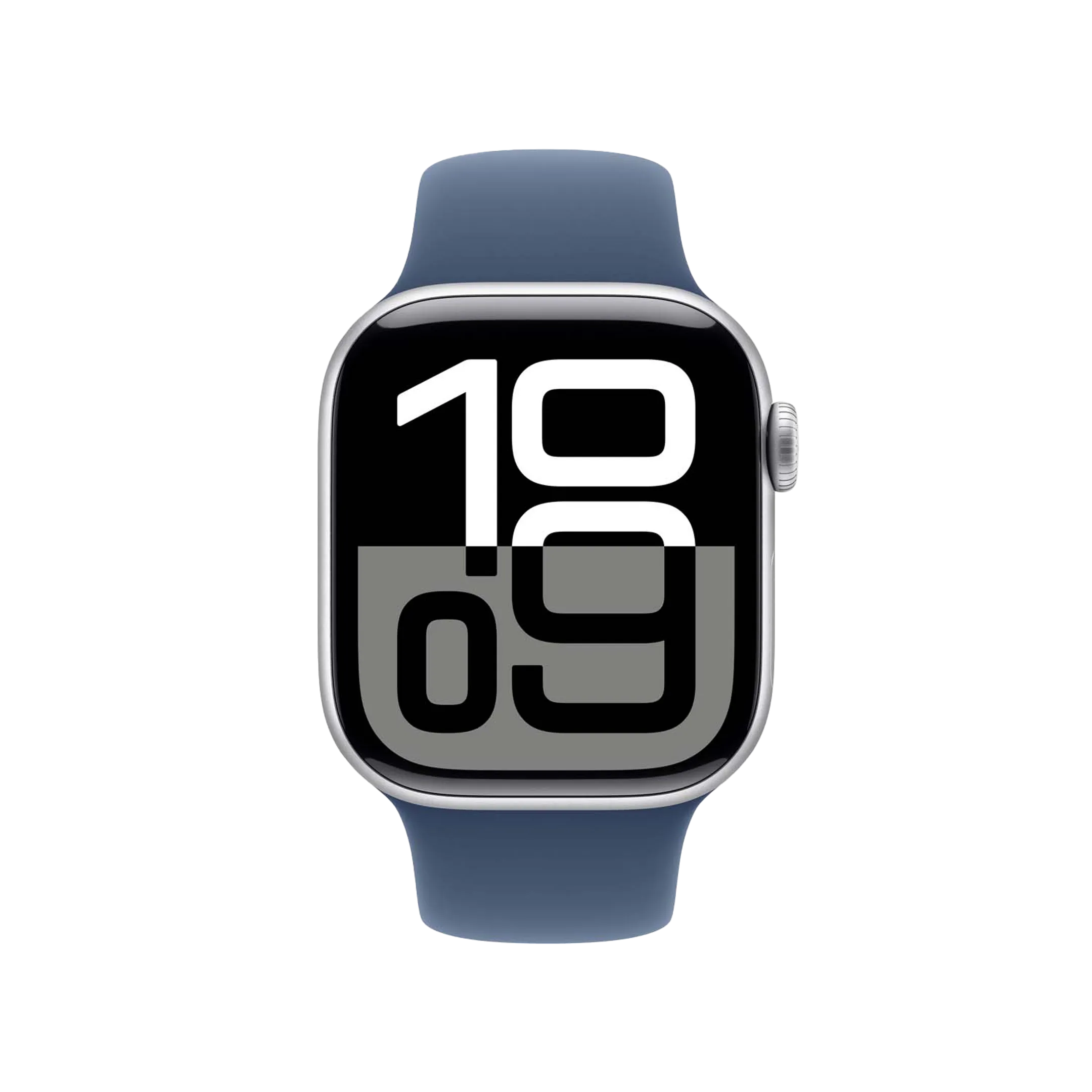 Apple Watch Series 10 GPS - 42mm - Aluminium - Silver - Blue Sport Band - S/M image