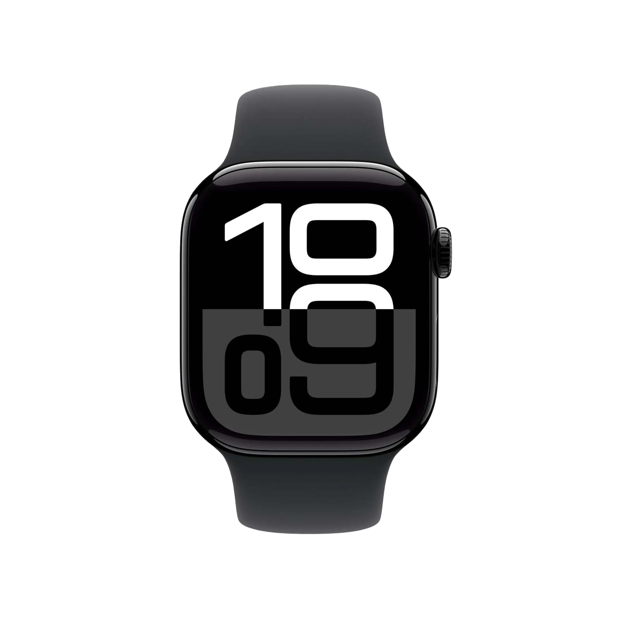 Apple Watch Series 10 GPS - 42mm - Aluminium - Black - Black Sport Band - S/M image