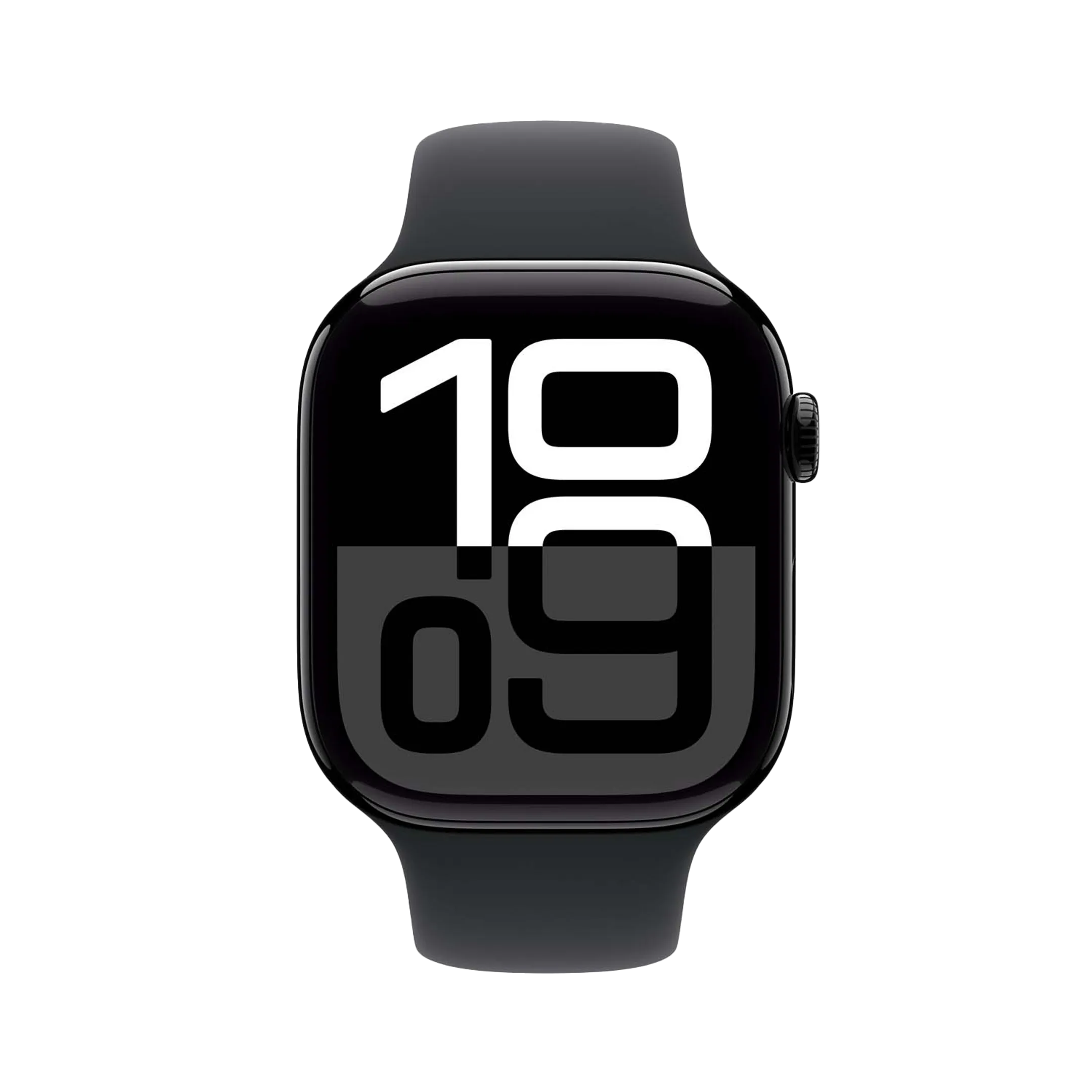 Apple Watch Series 10 GPS - 46mm - Aluminium - Black - Black Sport Band - M/L image