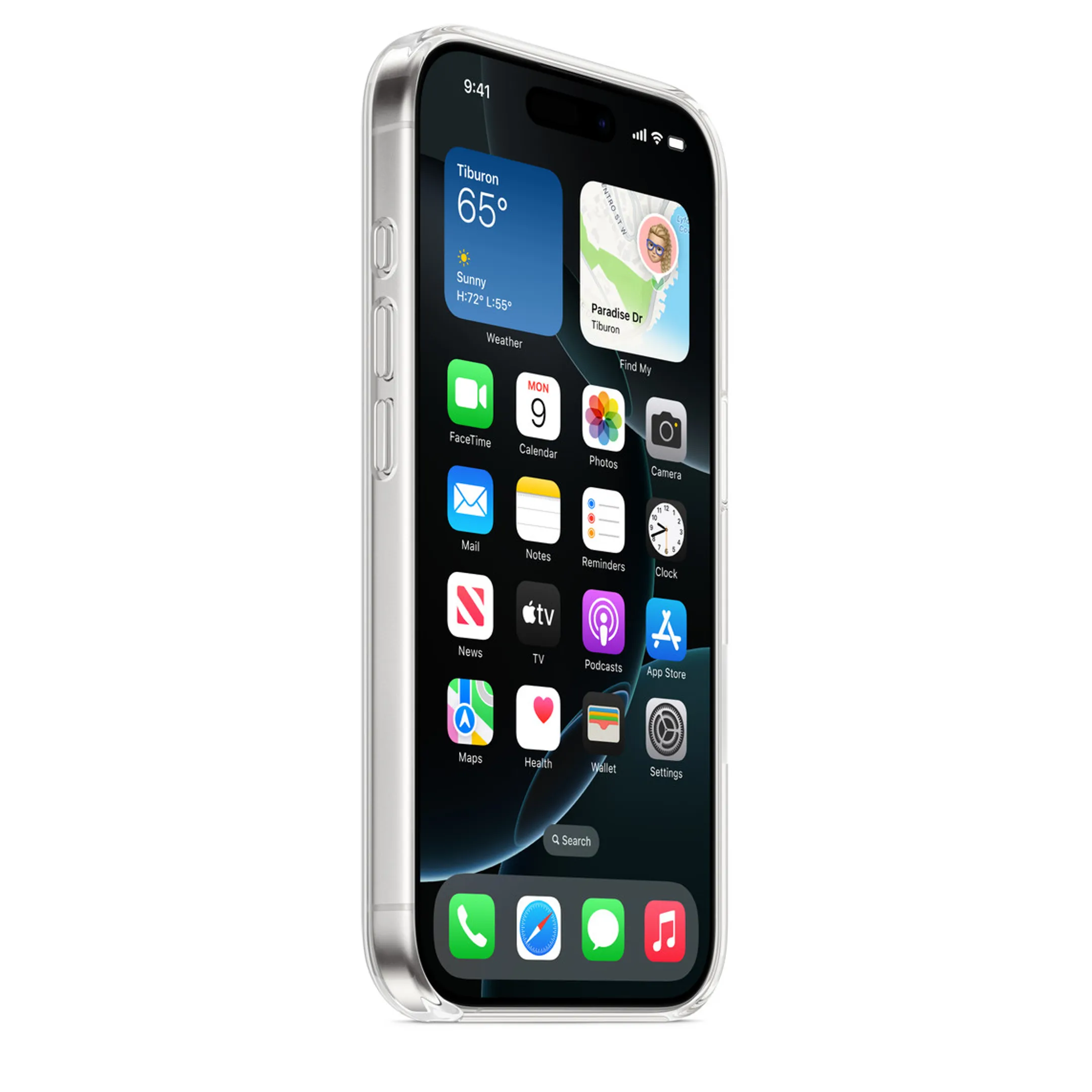 Apple Coque transparente avec MagSafe pour iPhone 16 Pro image