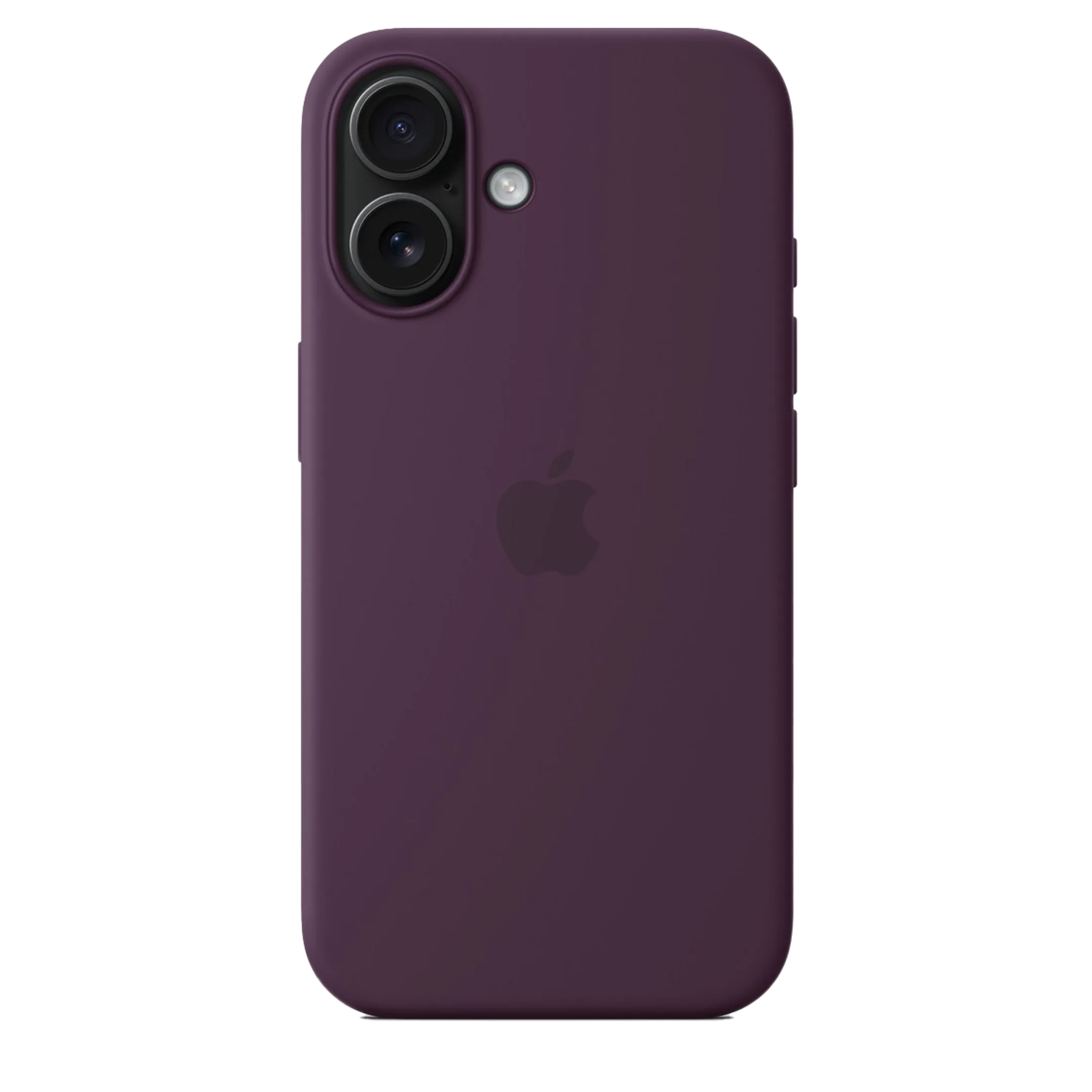 Coque en silicone  MagSafe pour iPhone 16 Plus - Prune