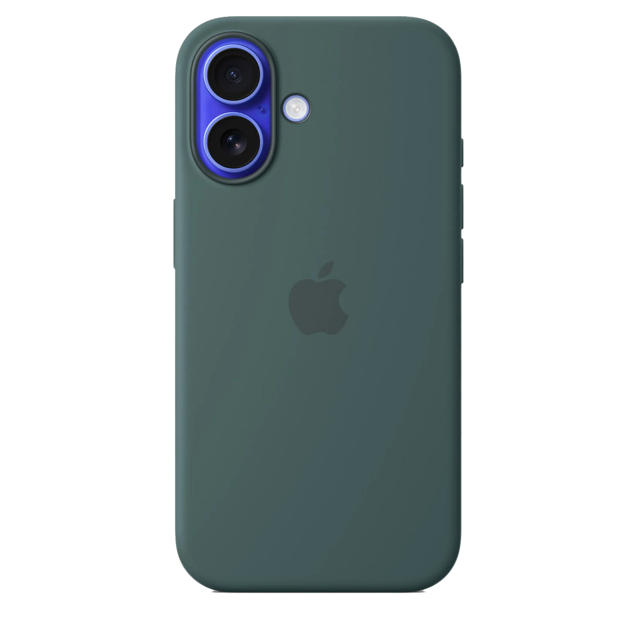 Coque silicone MagSafe pour iPhone 16 Plus - Vert lacustre