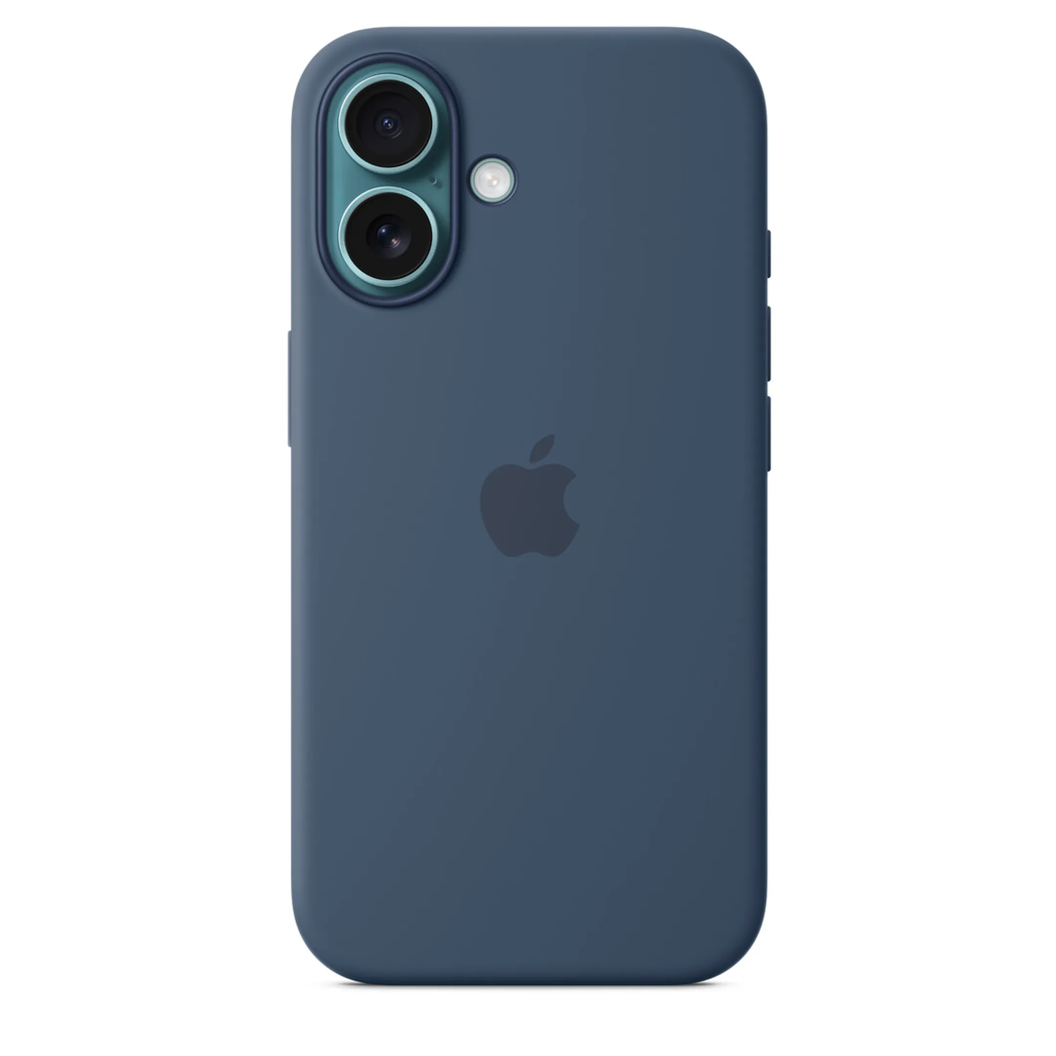 Apple Coque silicone avec MagSafe pour iPhone 16 - Denim image